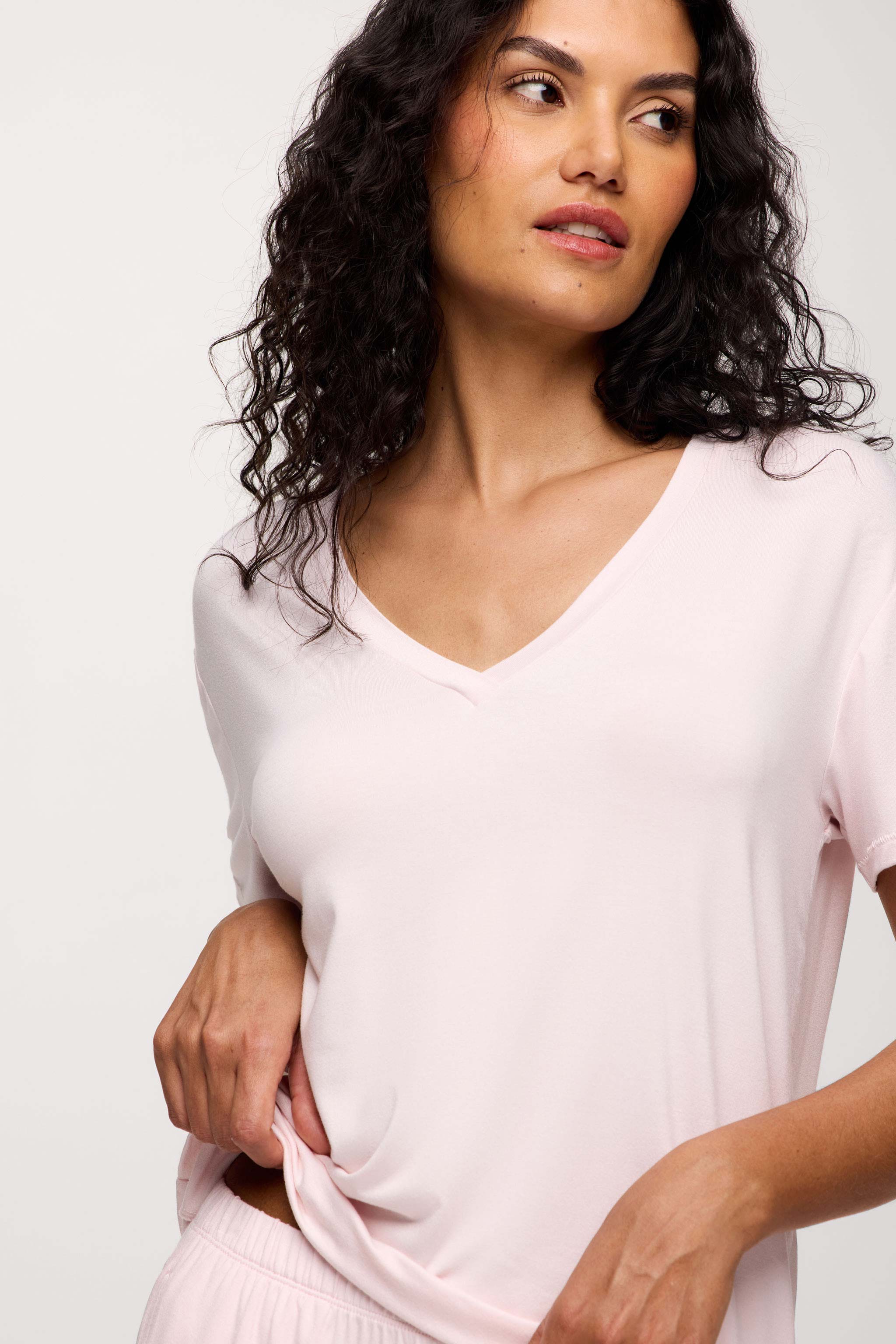V-Neck Pajama Tee