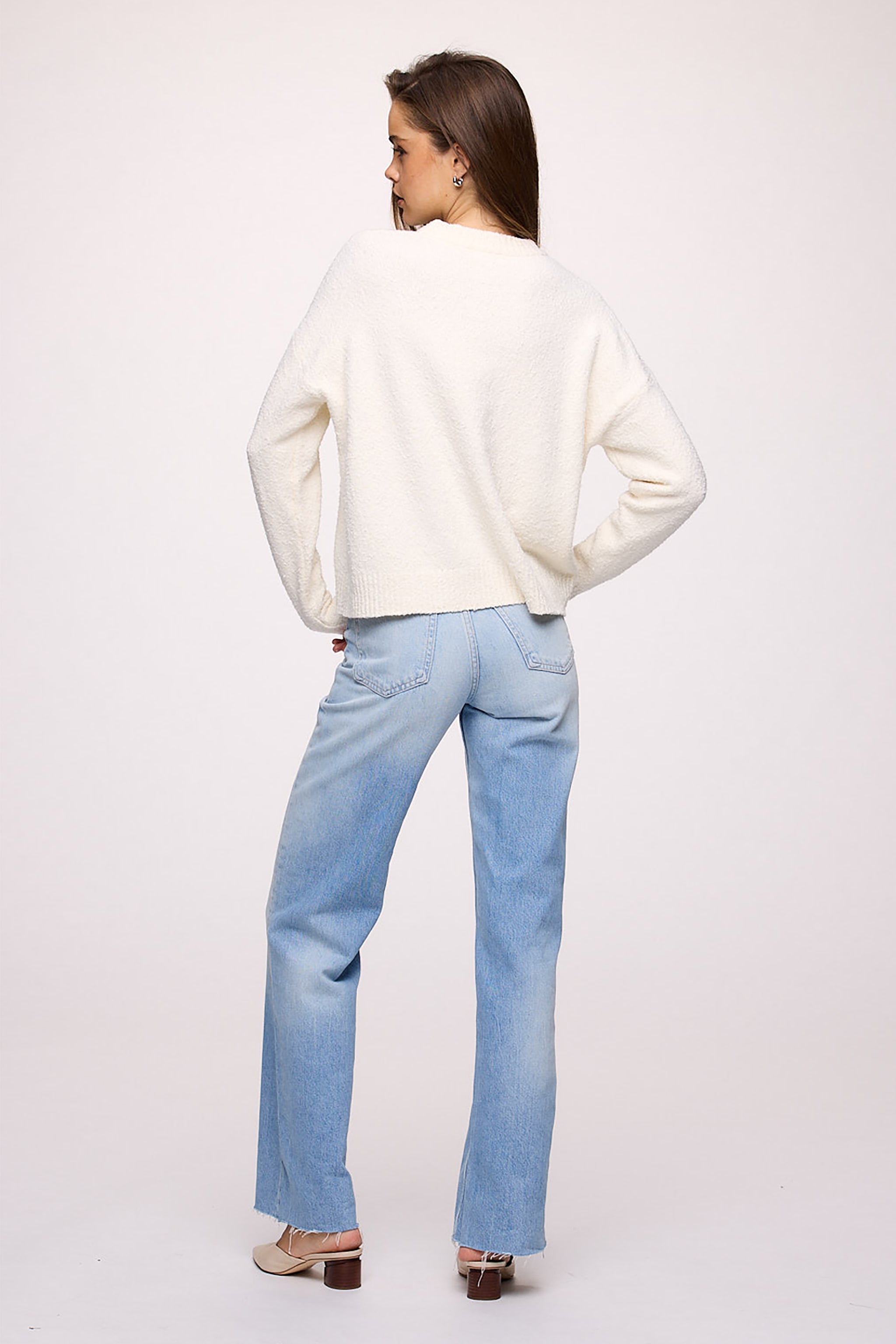 Boucle Crewneck Sweater