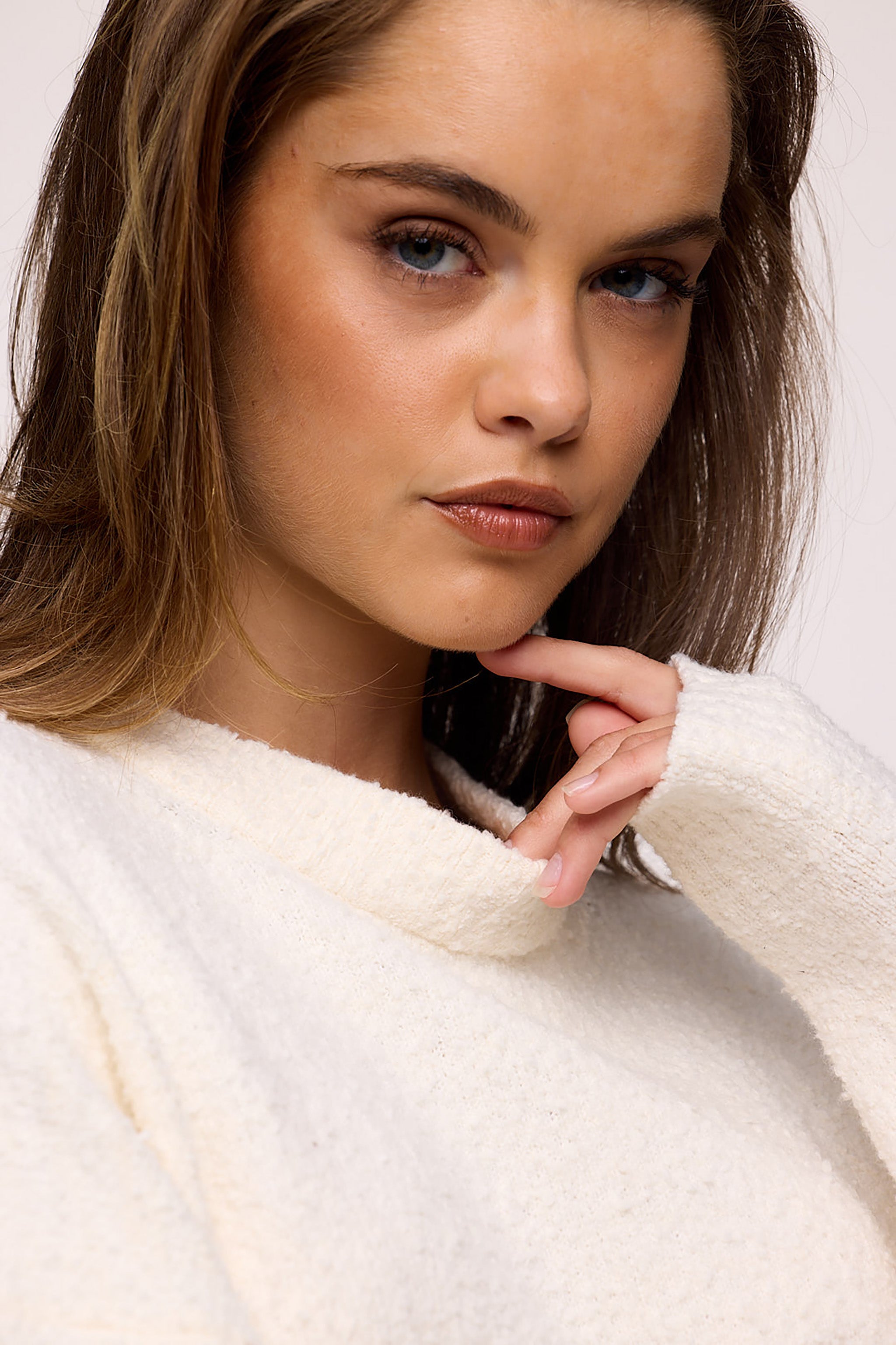 Boucle Crewneck Sweater