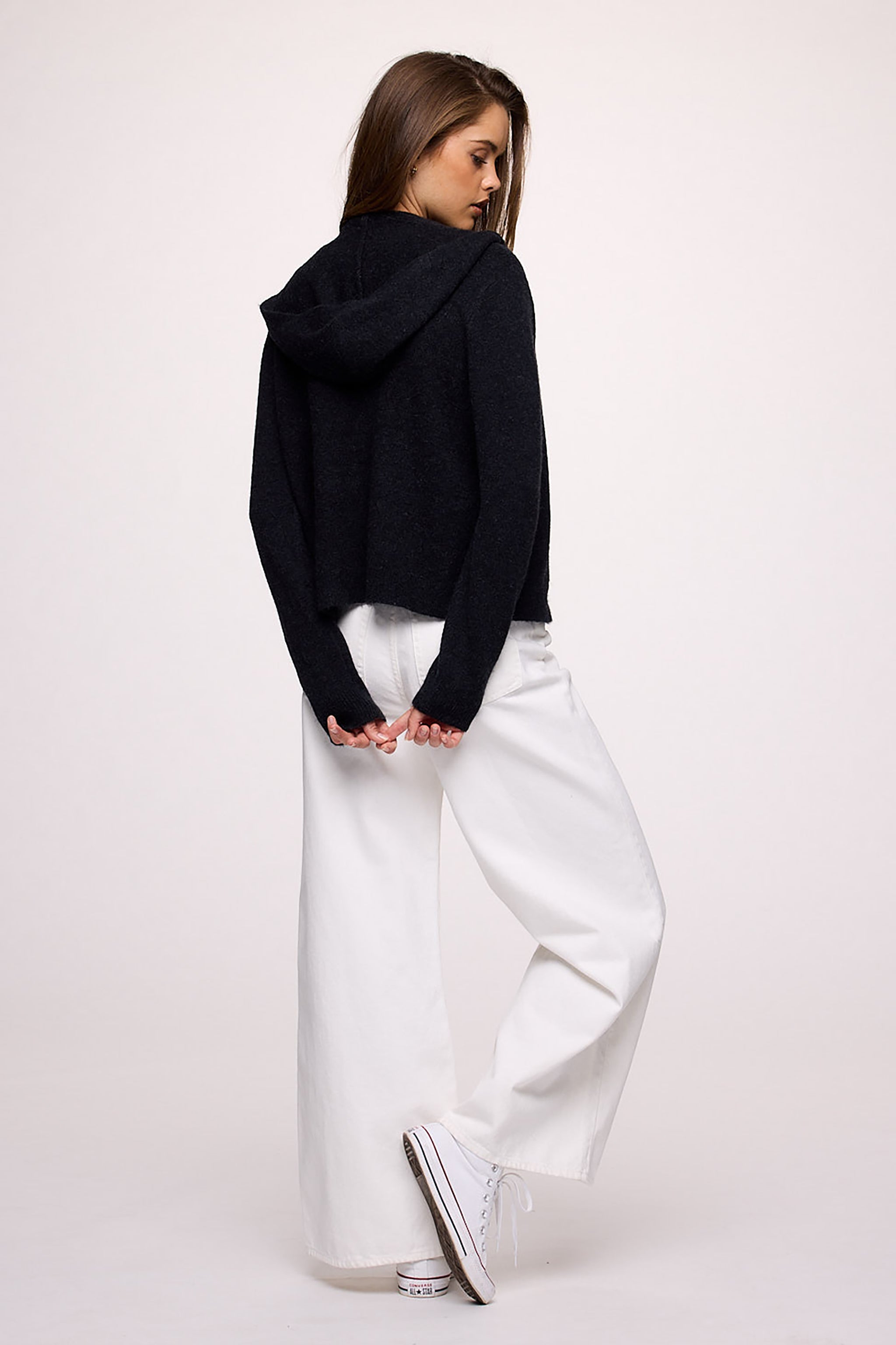 Cozy Knit Zip Up Cardigan