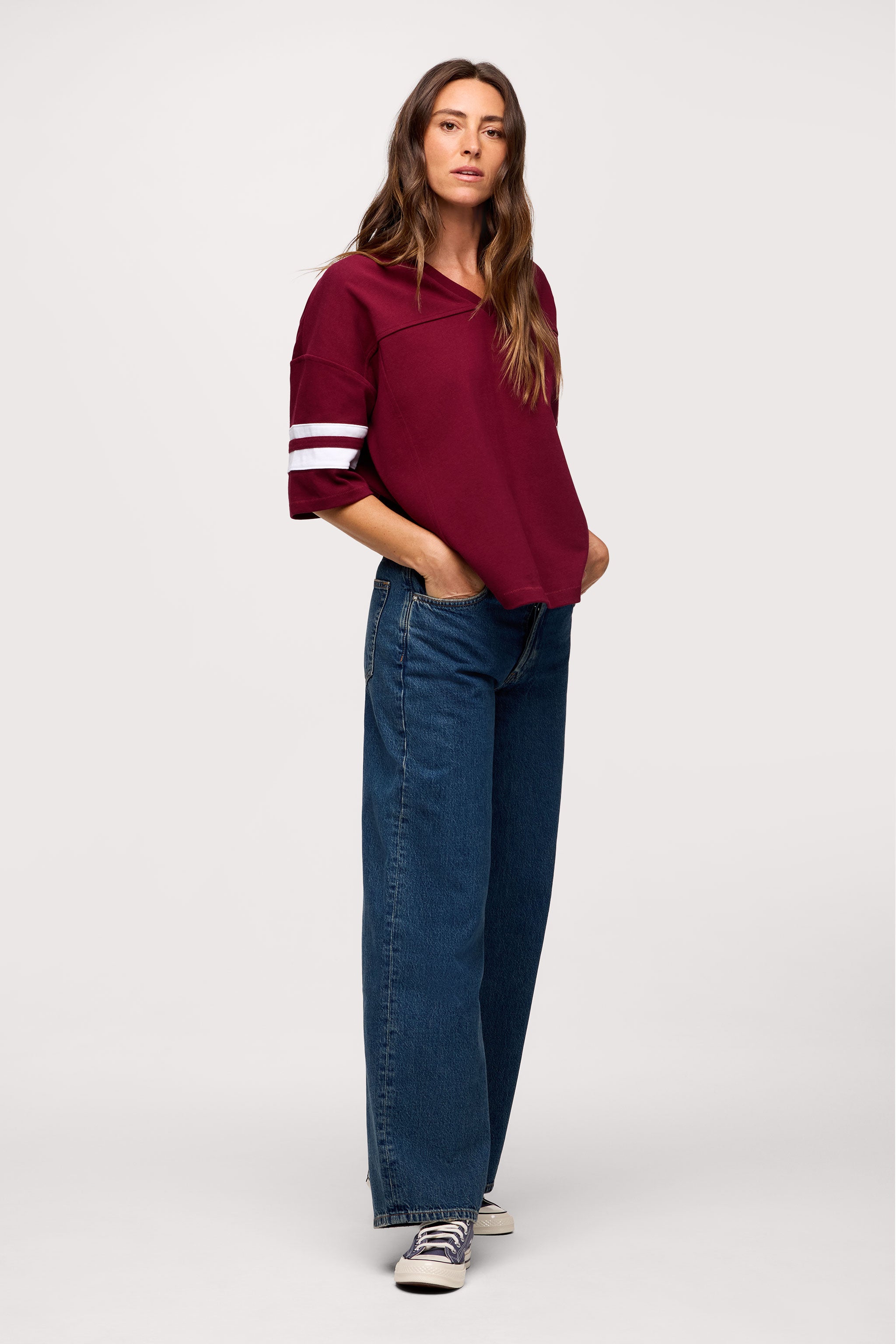 Touchdown Tee | Crimson