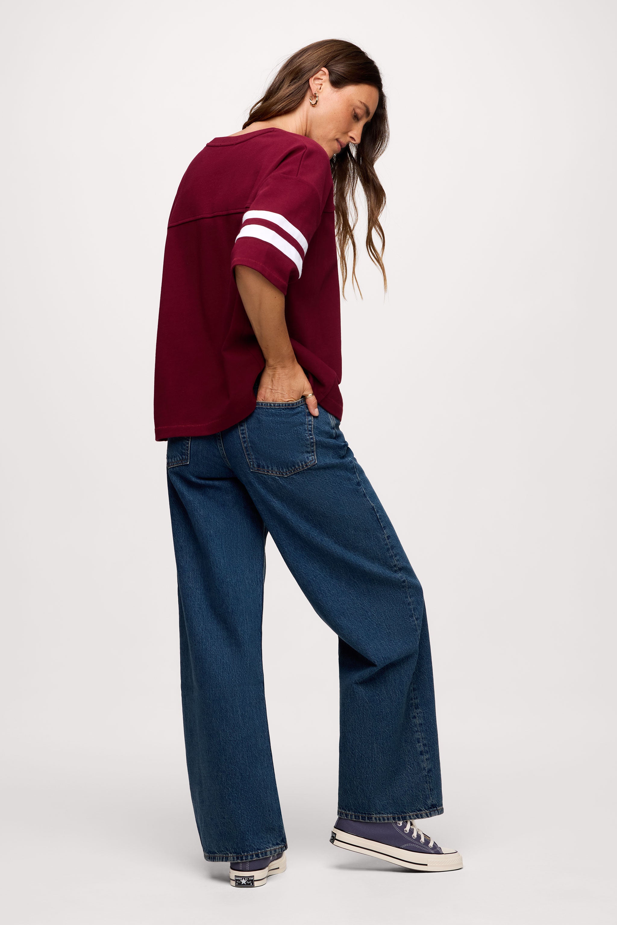 Touchdown Tee | Crimson