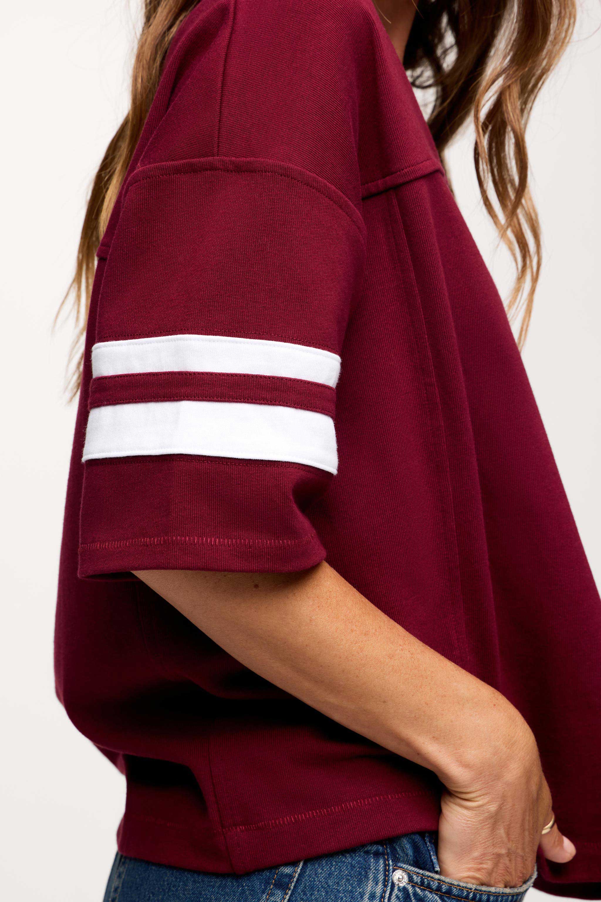 Touchdown Tee | Crimson