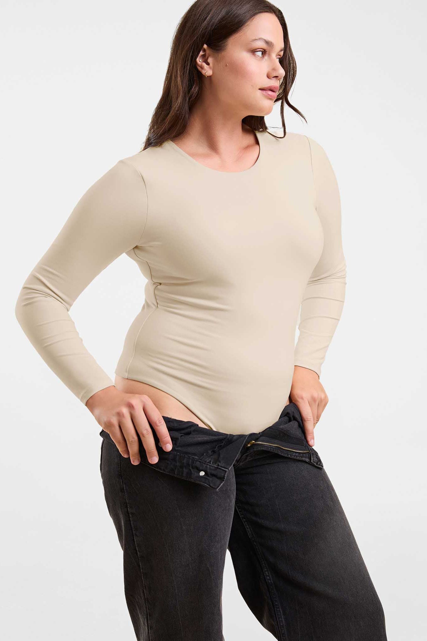 Long Sleeve Crewneck Bodysuit