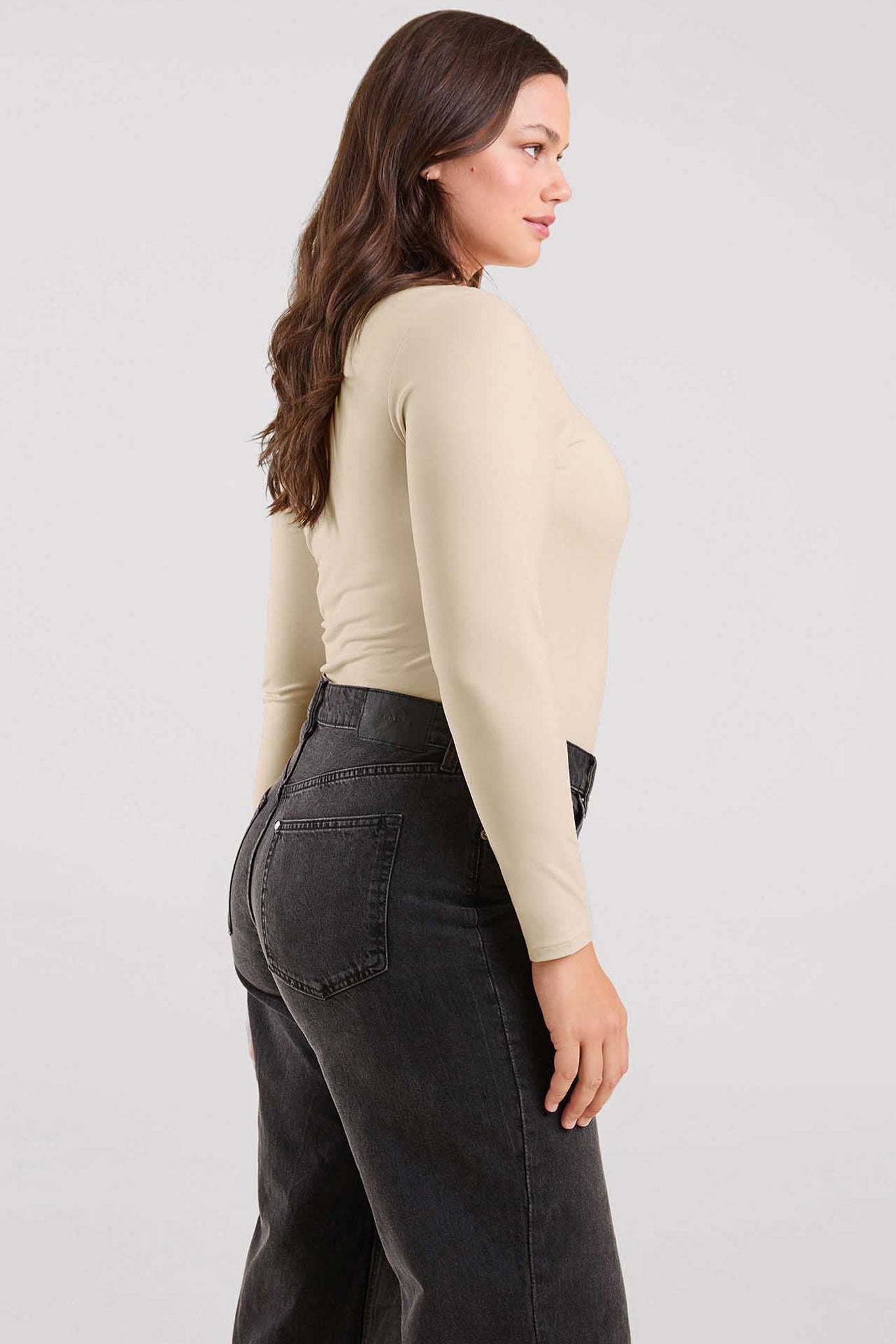 Long Sleeve Crewneck Bodysuit