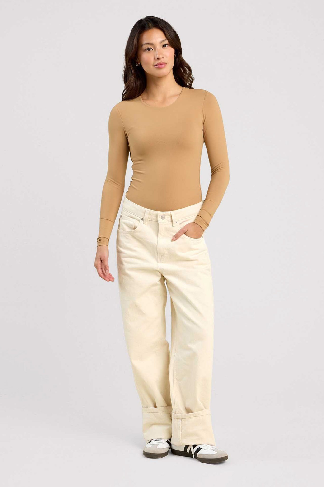 Long Sleeve Crewneck Bodysuit