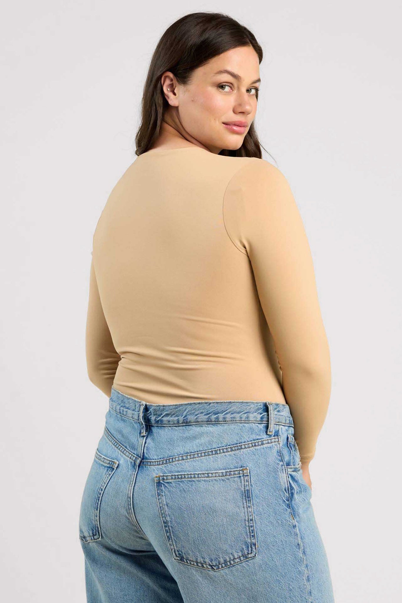 Long Sleeve Crewneck Bodysuit