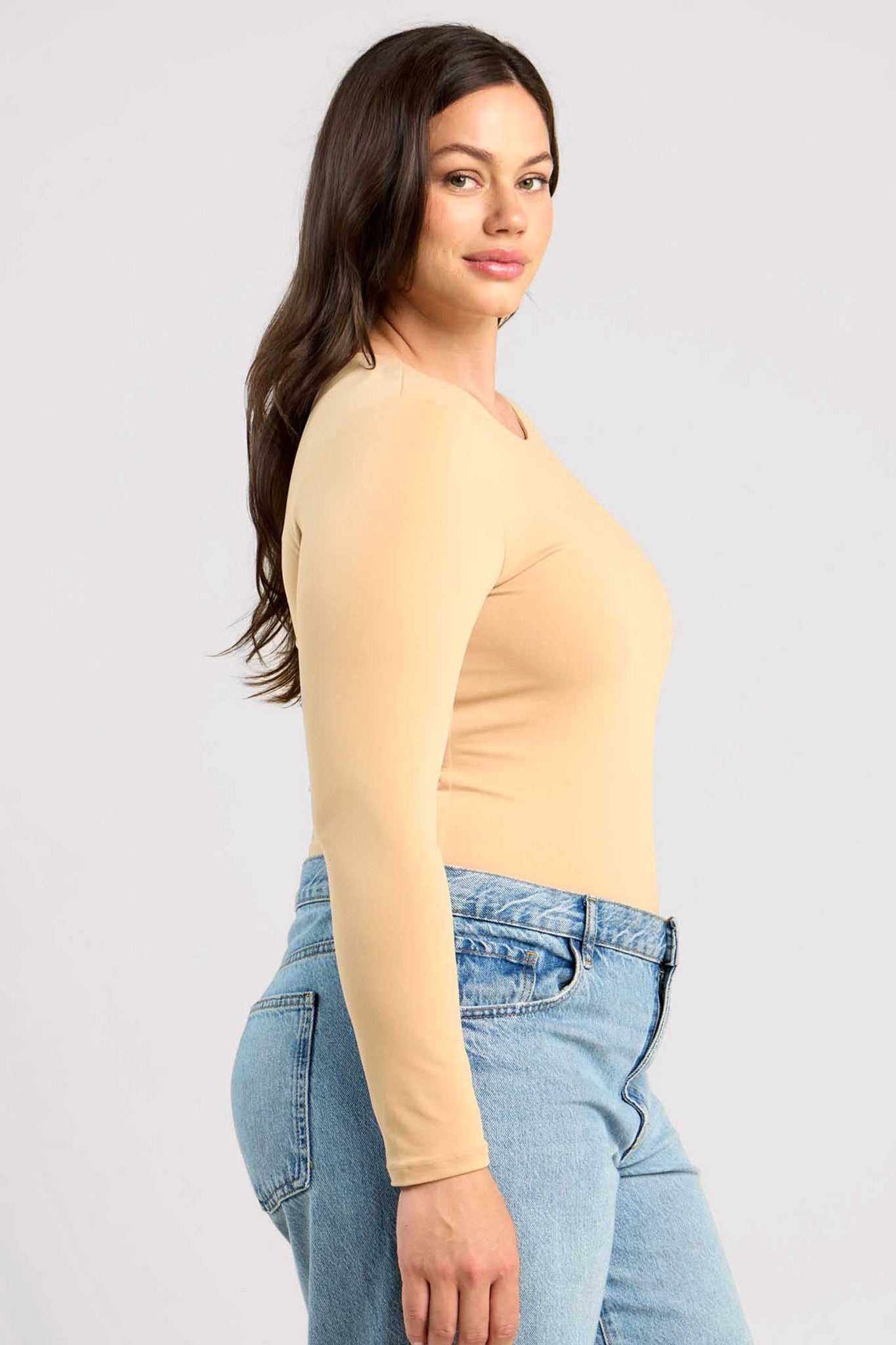 Long Sleeve Crewneck Bodysuit