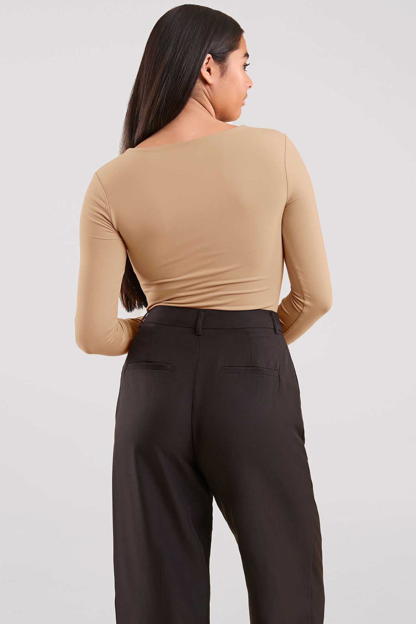 Long Sleeve Scoop Neck Bodysuit