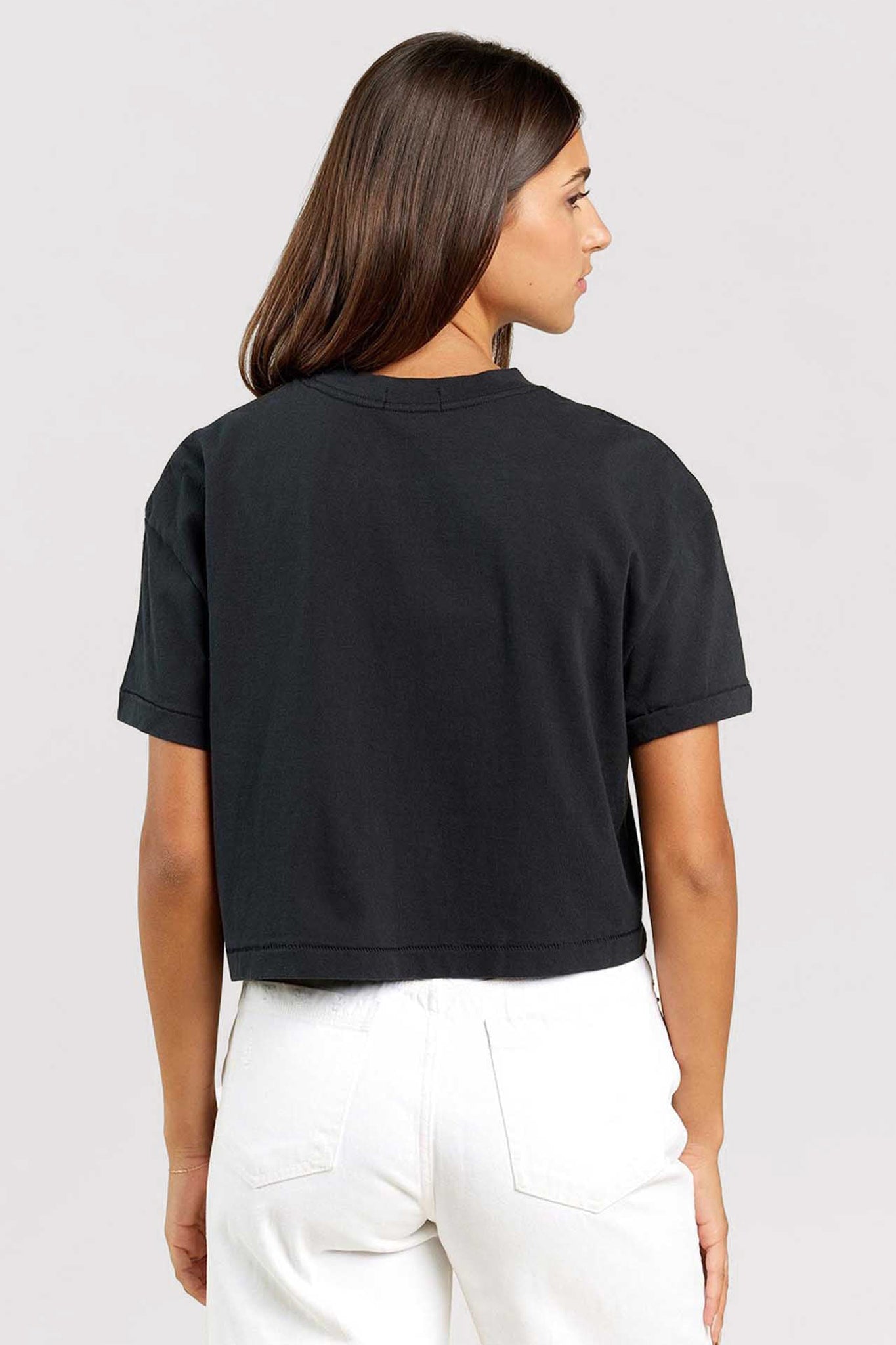 Vintage Cotton Cropped Tee