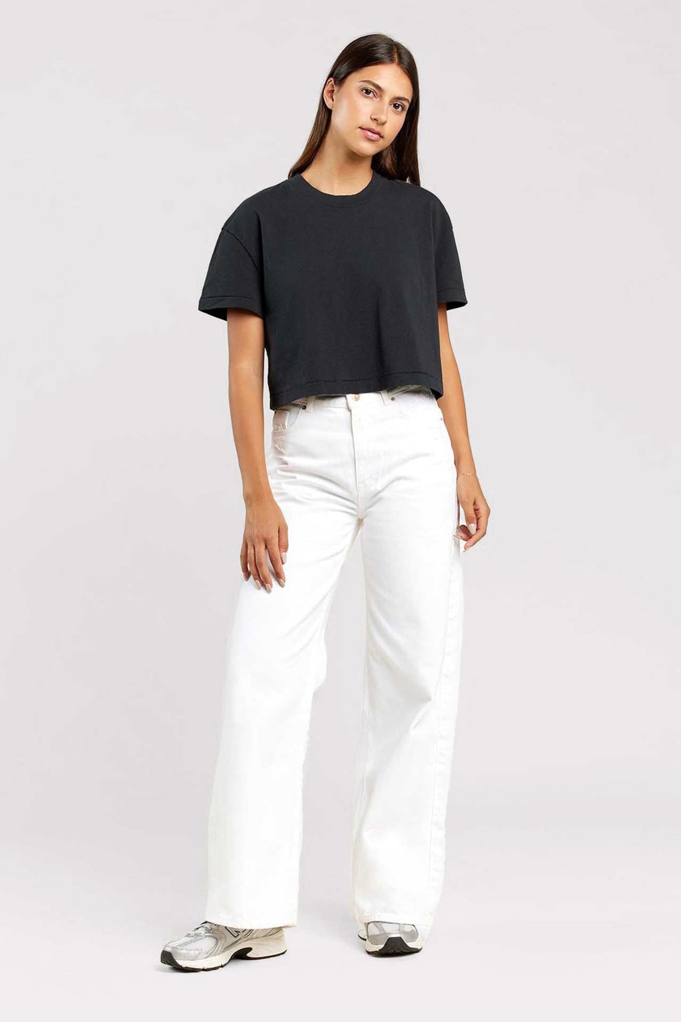 Vintage Cotton Cropped Tee