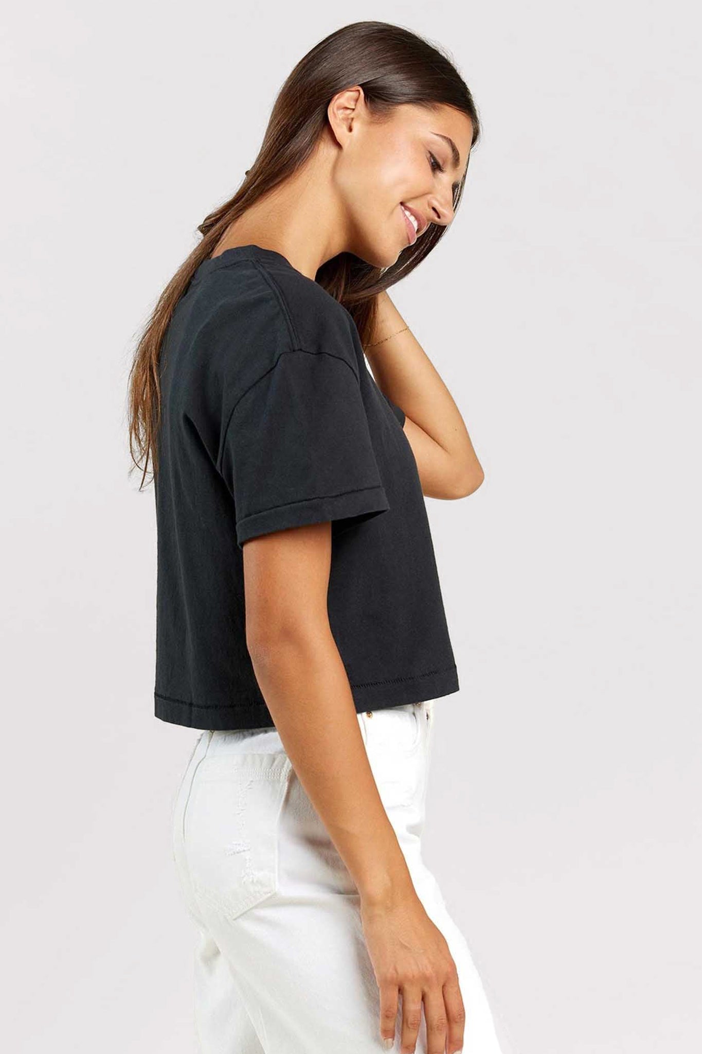 Vintage Cotton Cropped Tee