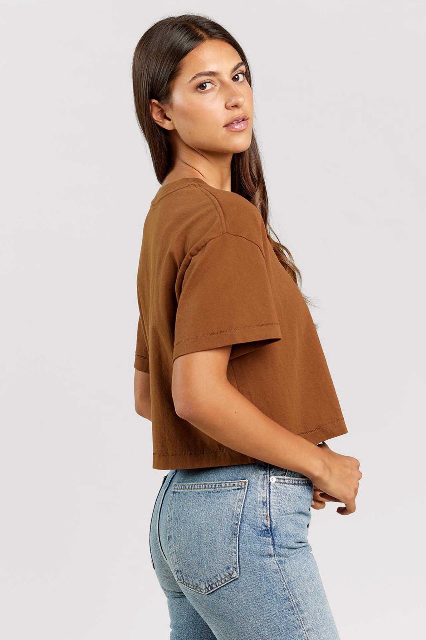 Vintage Cotton Cropped Tee