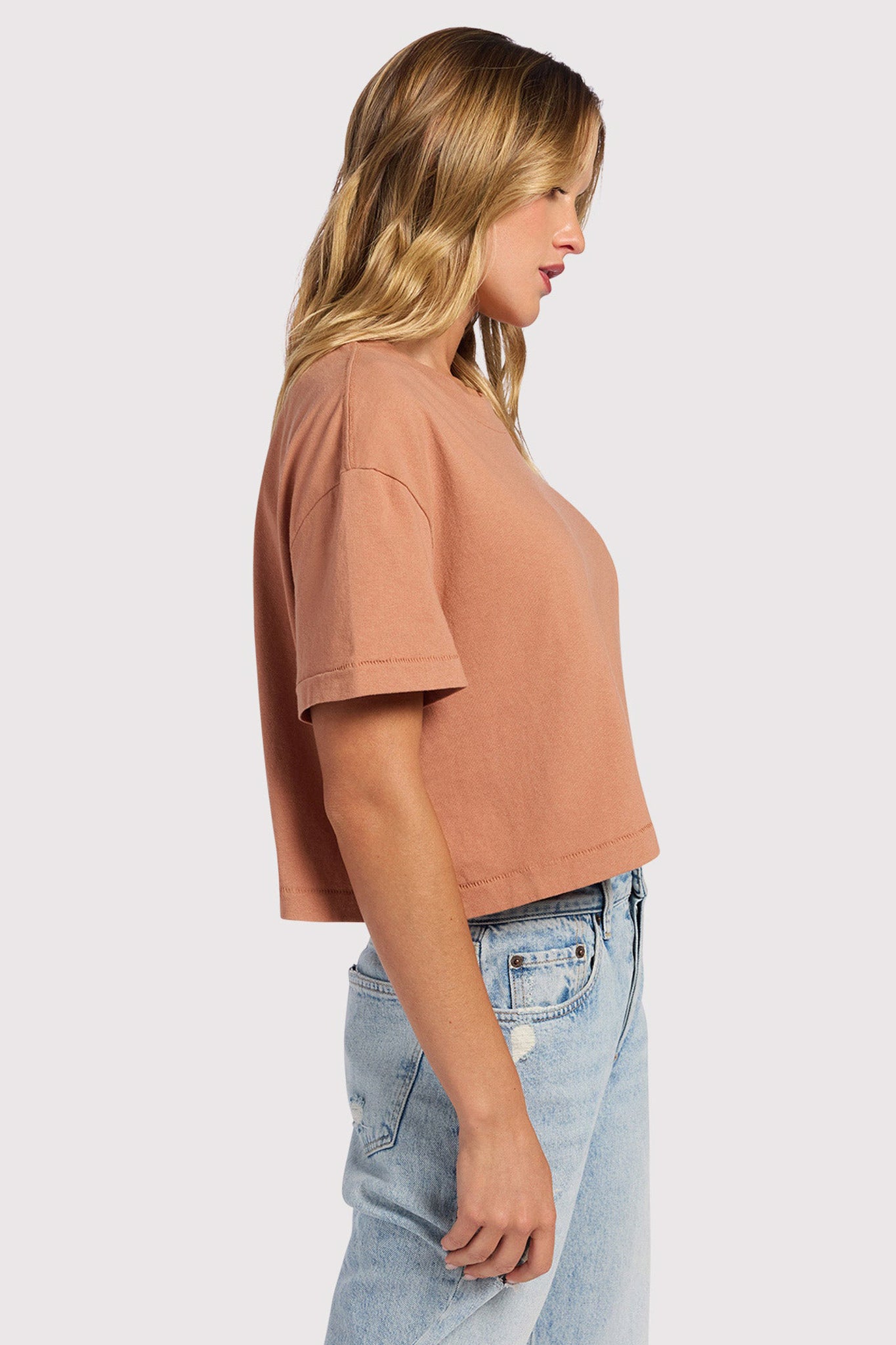 Vintage Cotton Cropped Tee