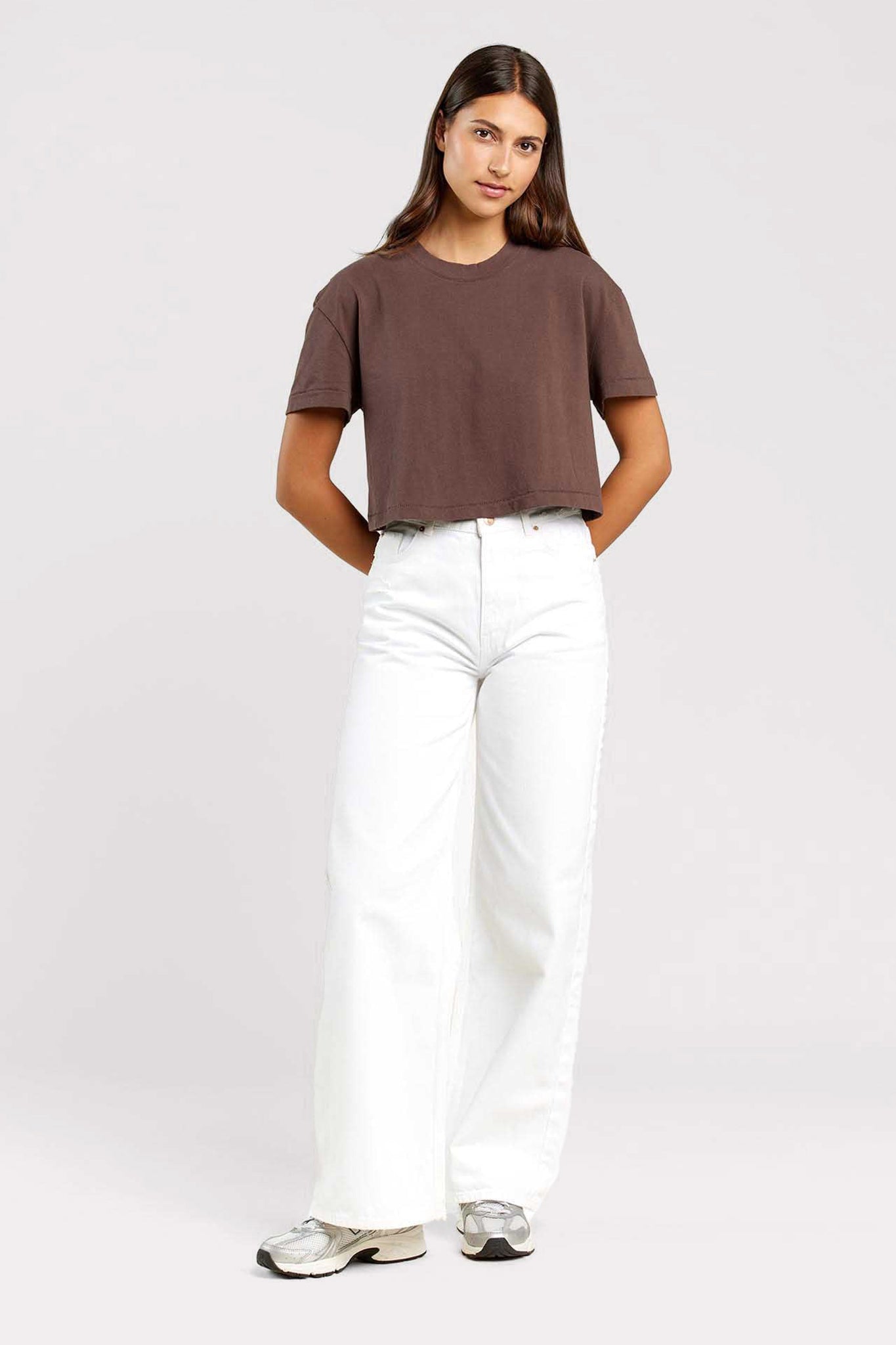 Vintage Cotton Cropped Tee