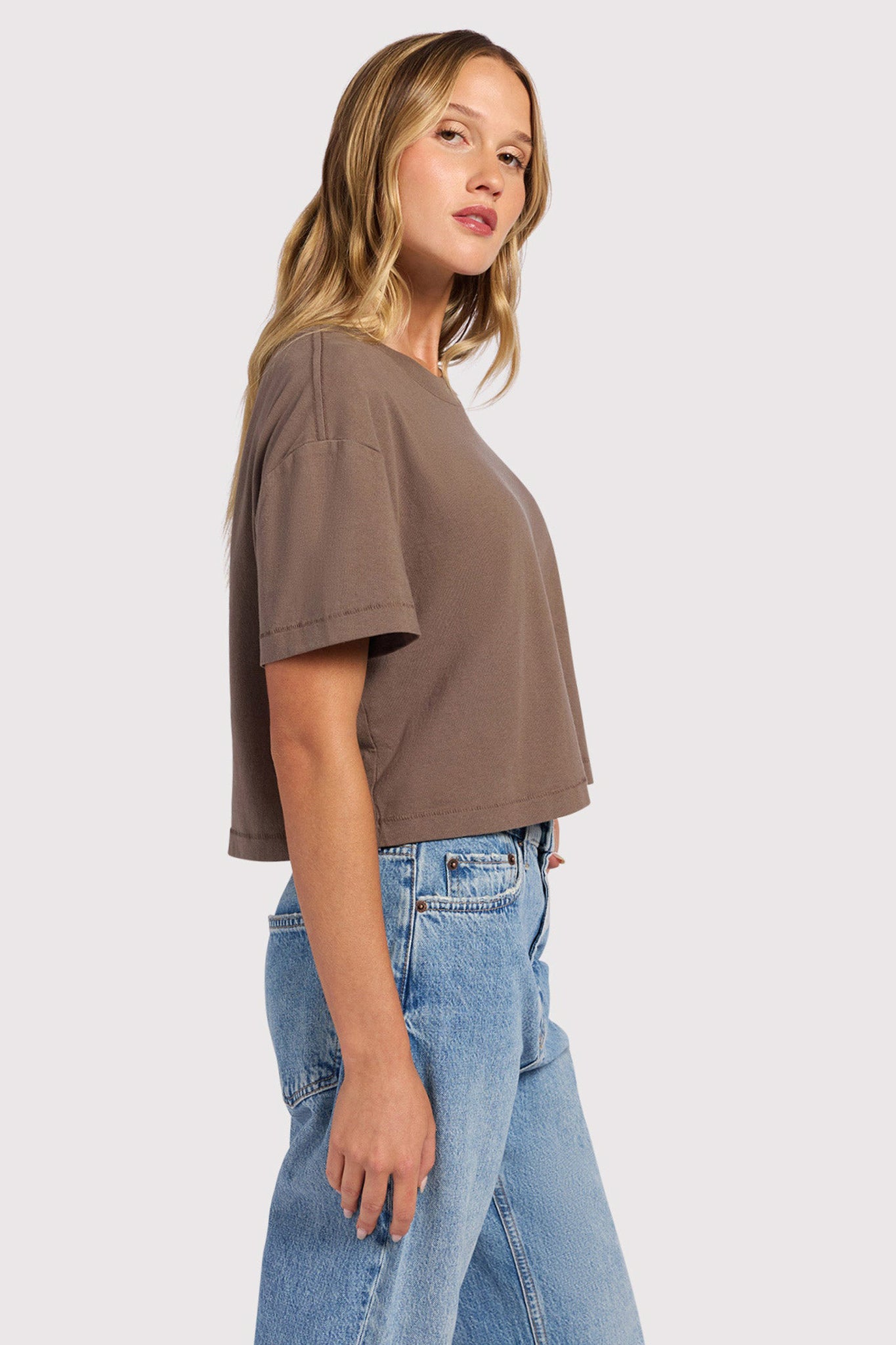 Vintage Cotton Cropped Tee