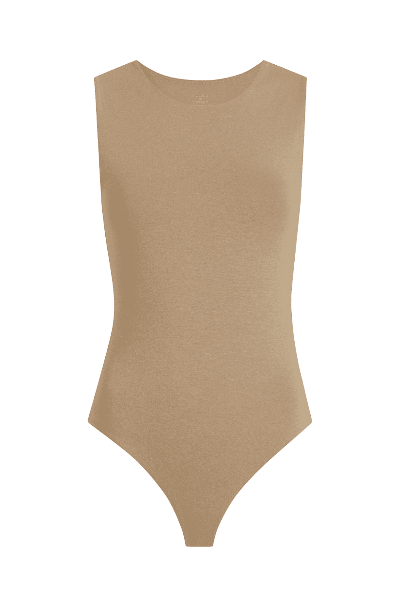 Cotton Stretch Classic Crewneck Tank Bodysuit