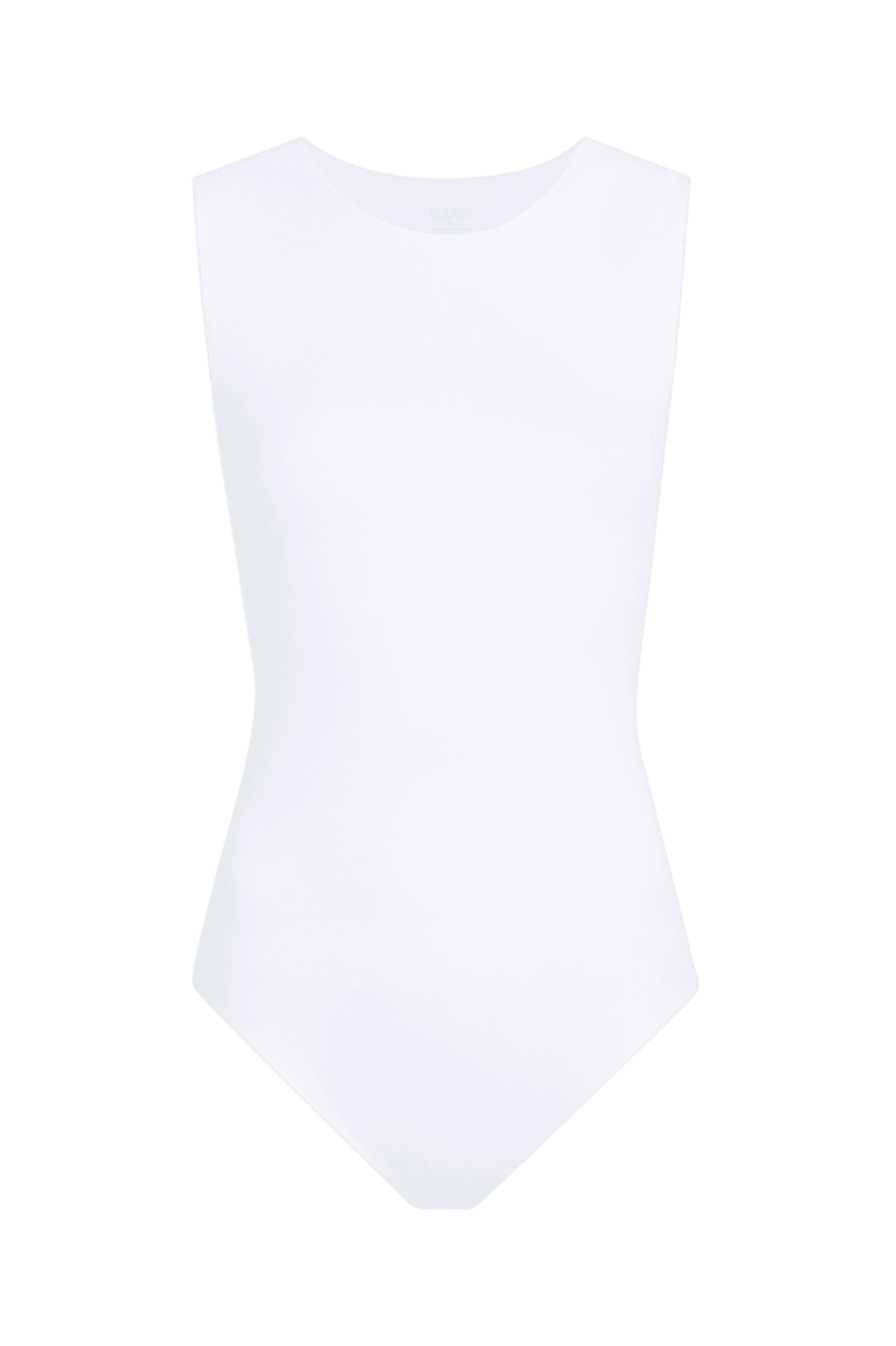Cotton Stretch Classic Crewneck Tank Bodysuit