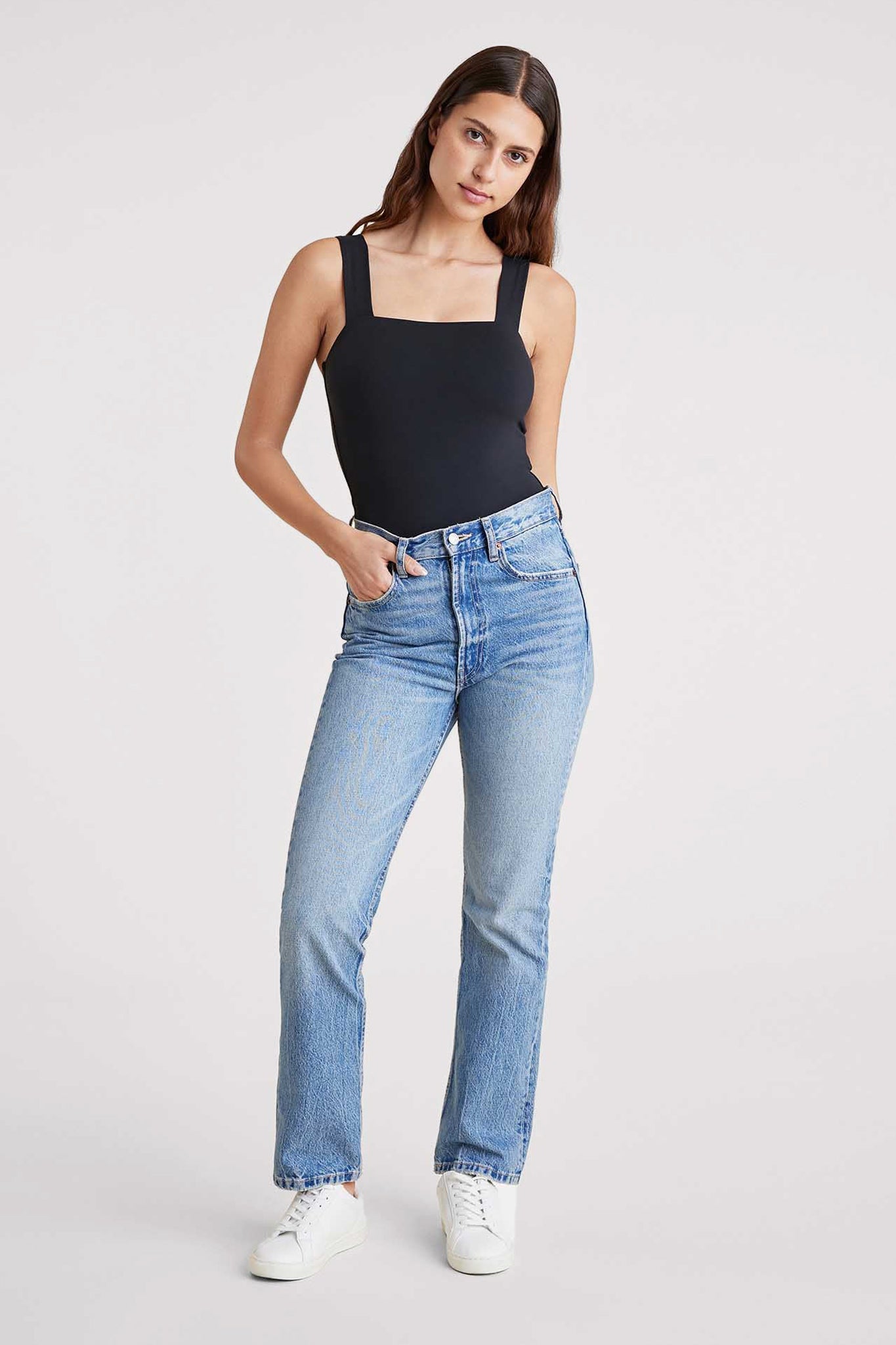 Square Neck Tank Bodysuit