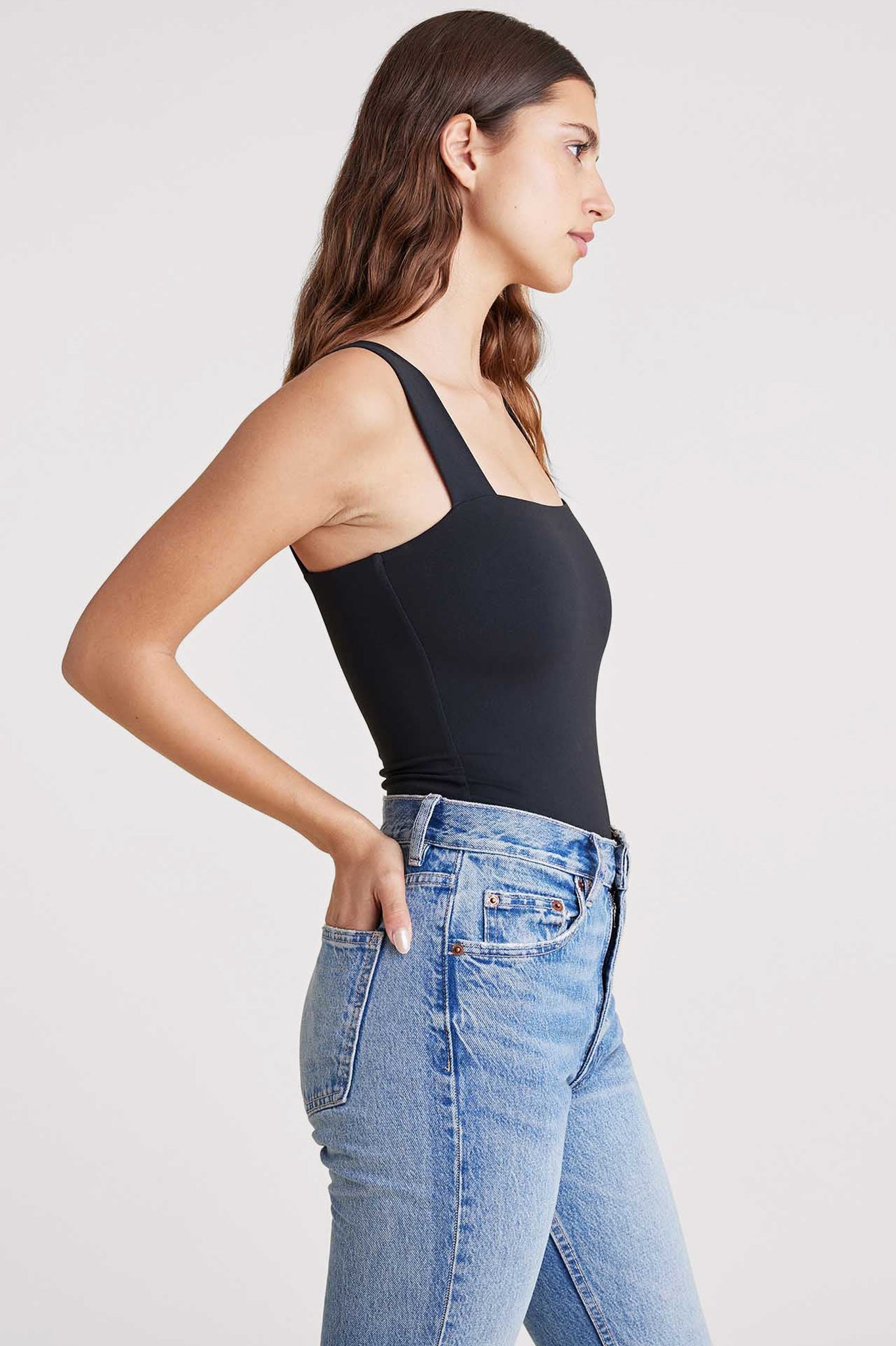 Square Neck Tank Bodysuit