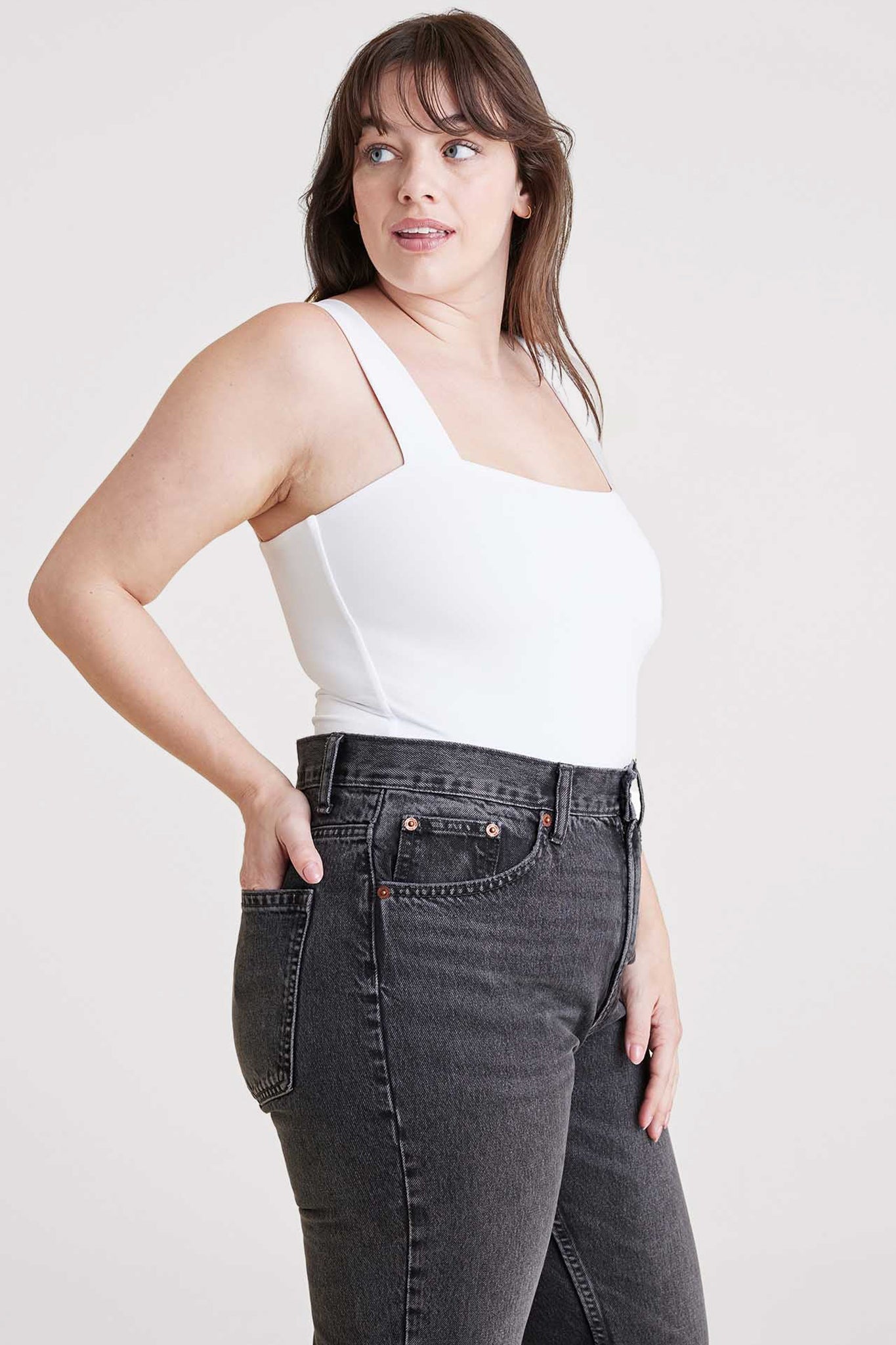 Square Neck Tank Bodysuit