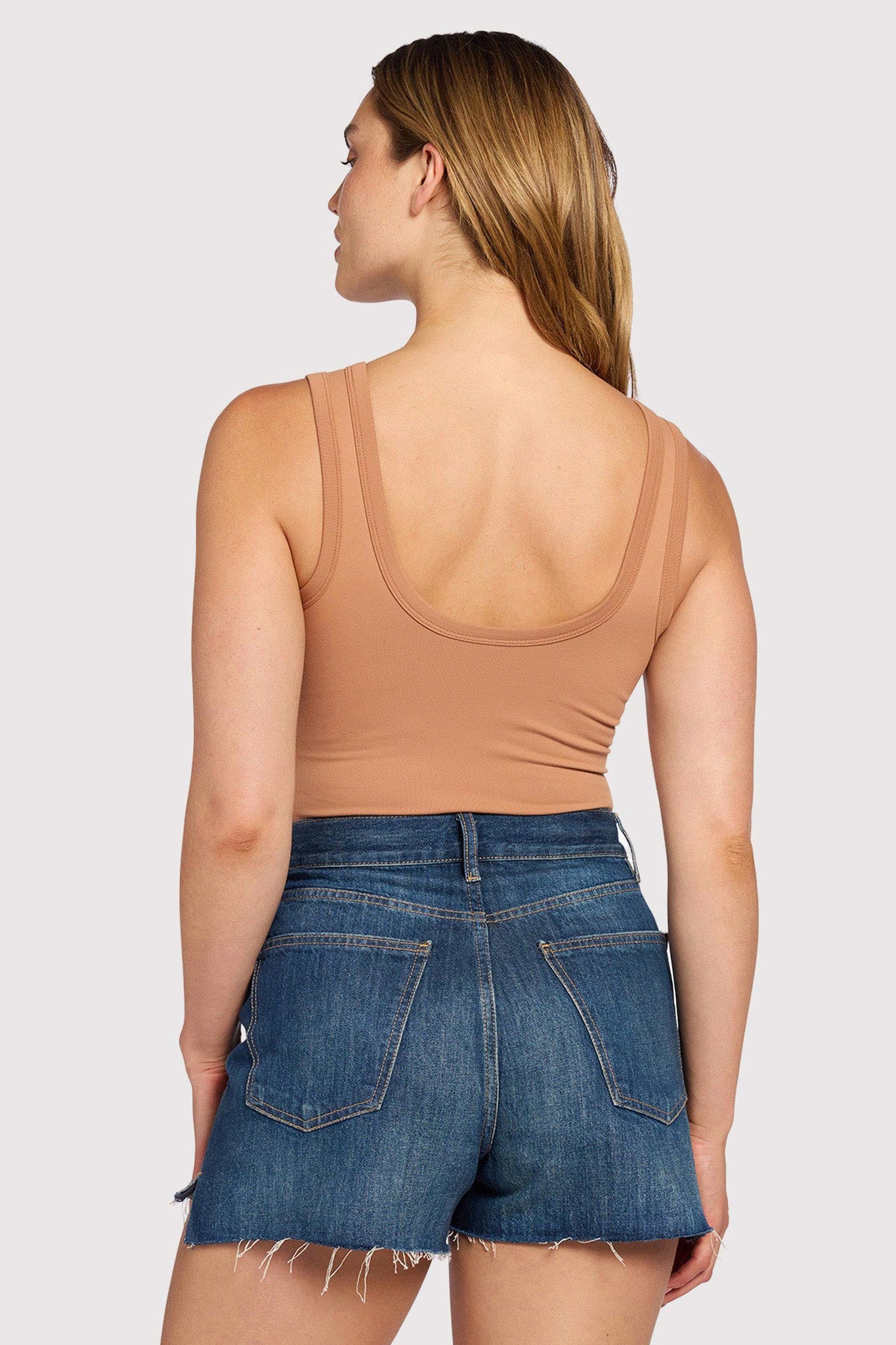 Seamless Scoop Tank Bodysuit
