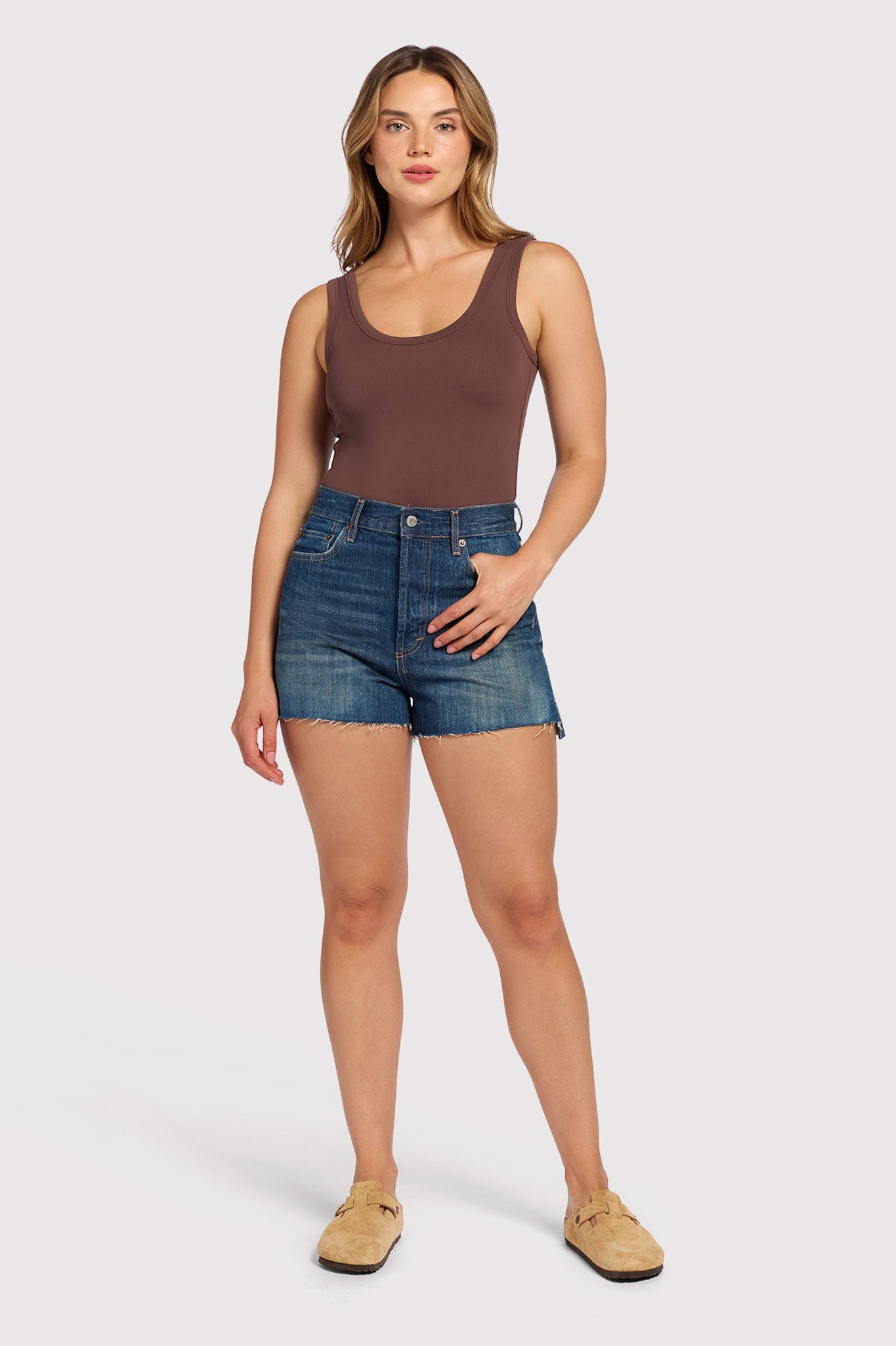 Seamless Scoop Tank Bodysuit