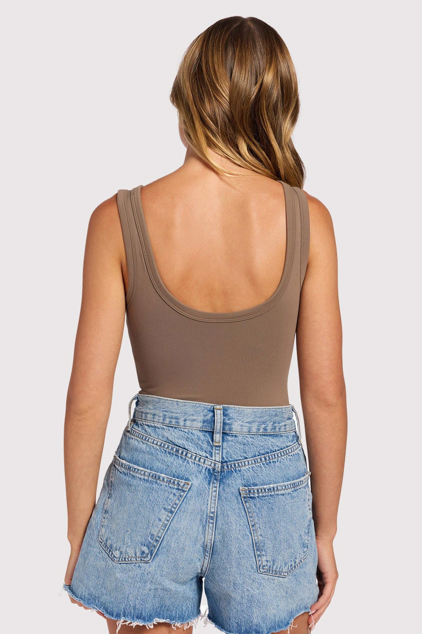 Seamless Scoop Tank Bodysuit