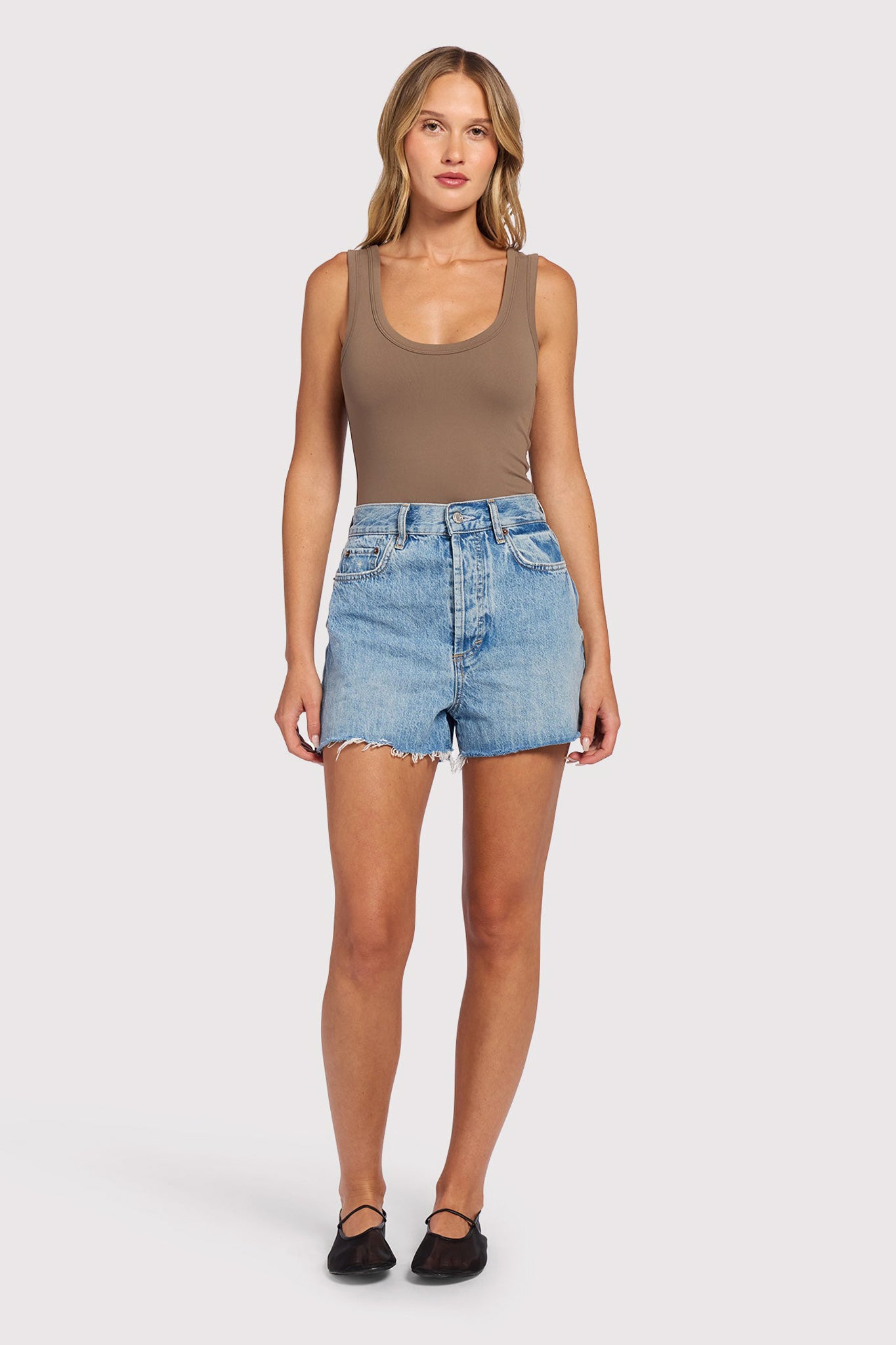 Seamless Scoop Tank Bodysuit