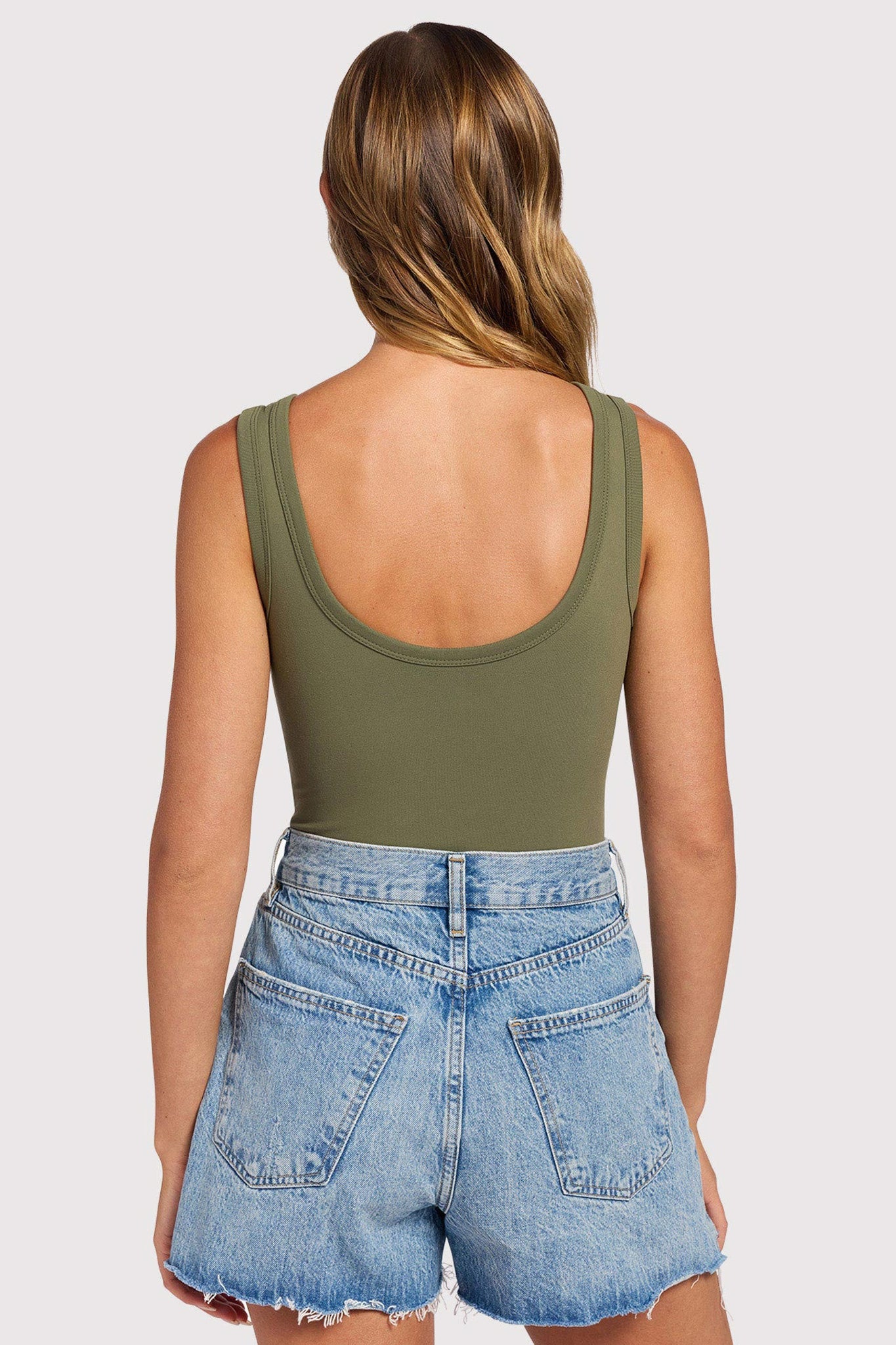Seamless Scoop Tank Bodysuit
