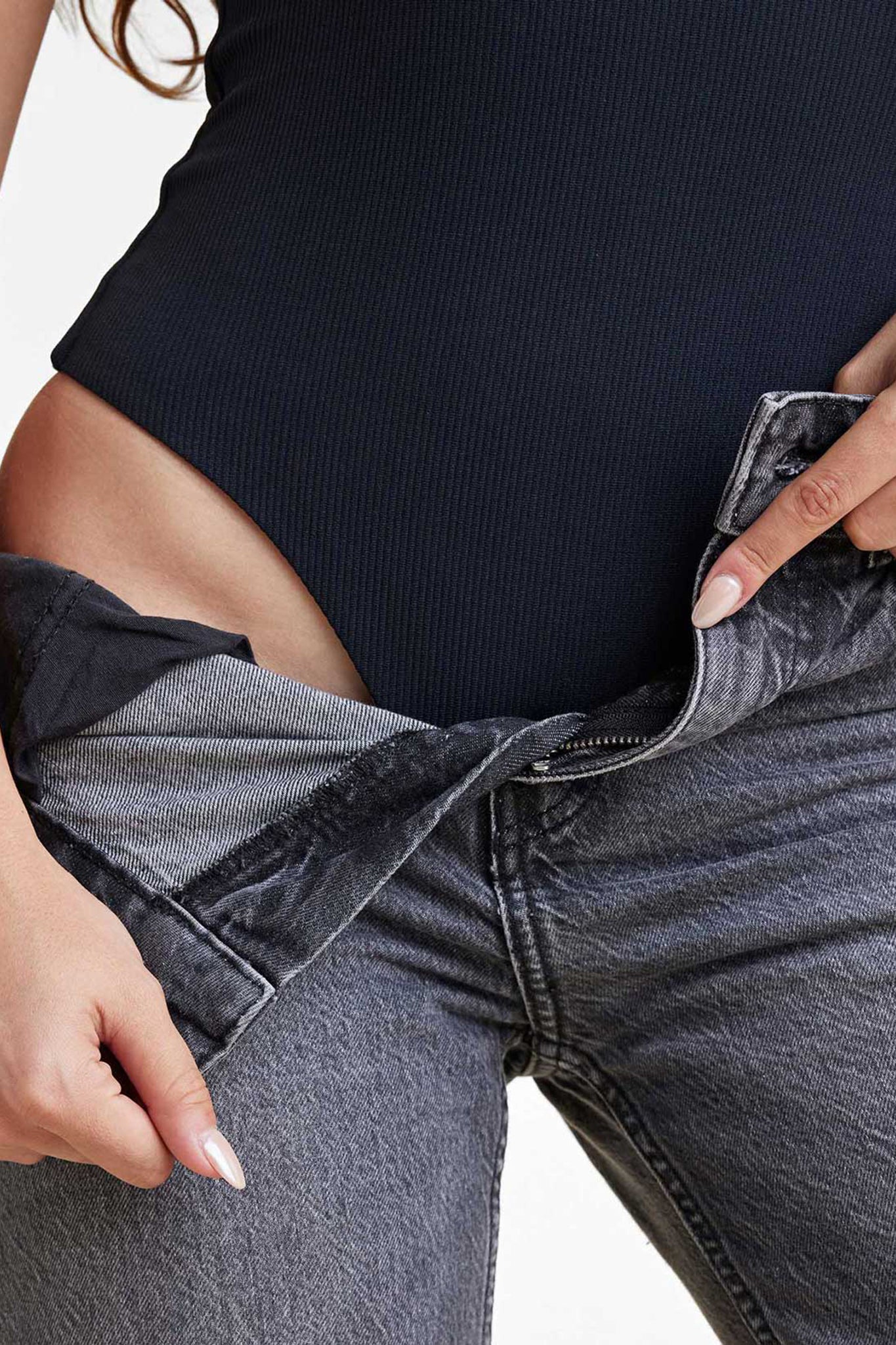 Ribbed Scoop Tank Bodysuit