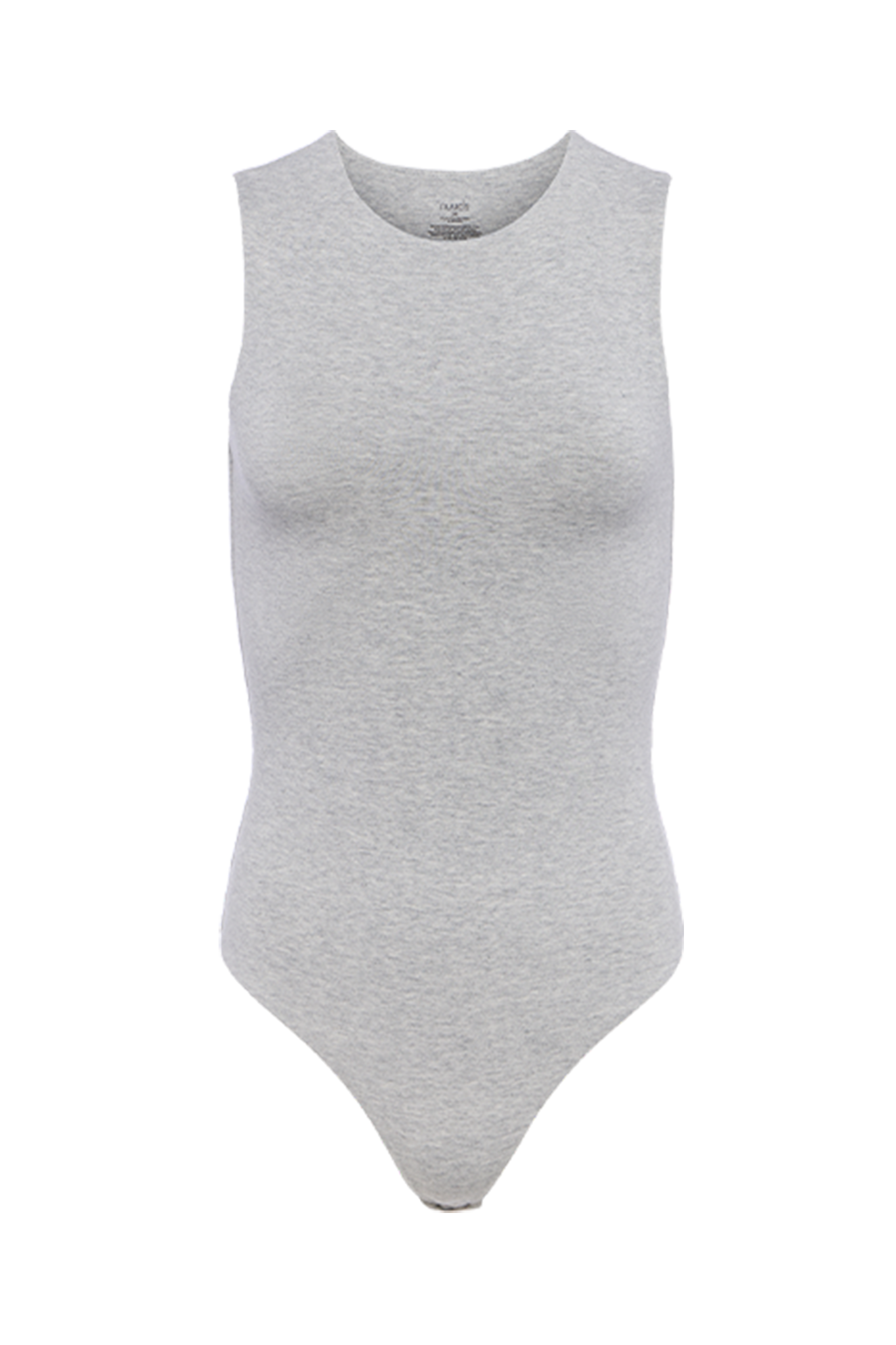 Cotton Stretch Classic Crewneck Tank Bodysuit