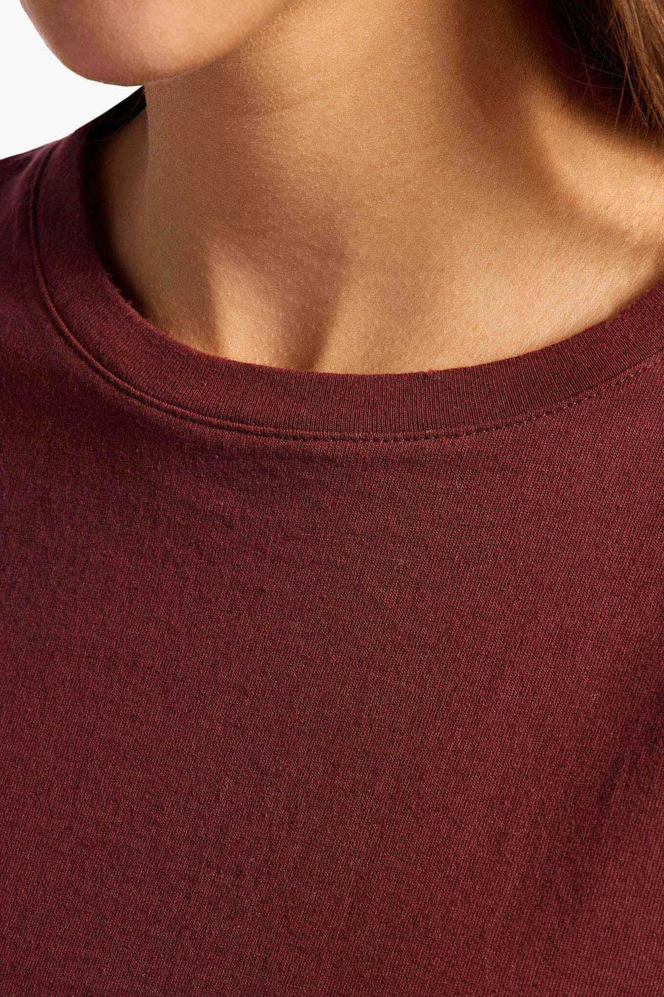 Vintage Cotton Long Sleeve Everyday T-Shirt