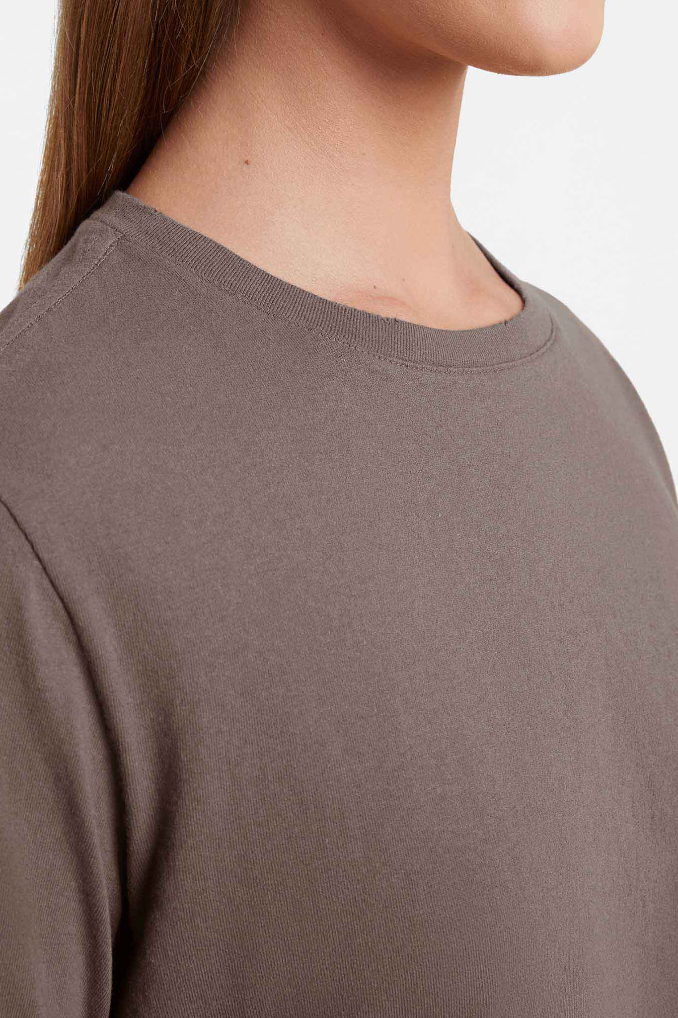 Vintage Cotton Long Sleeve Everyday T-Shirt