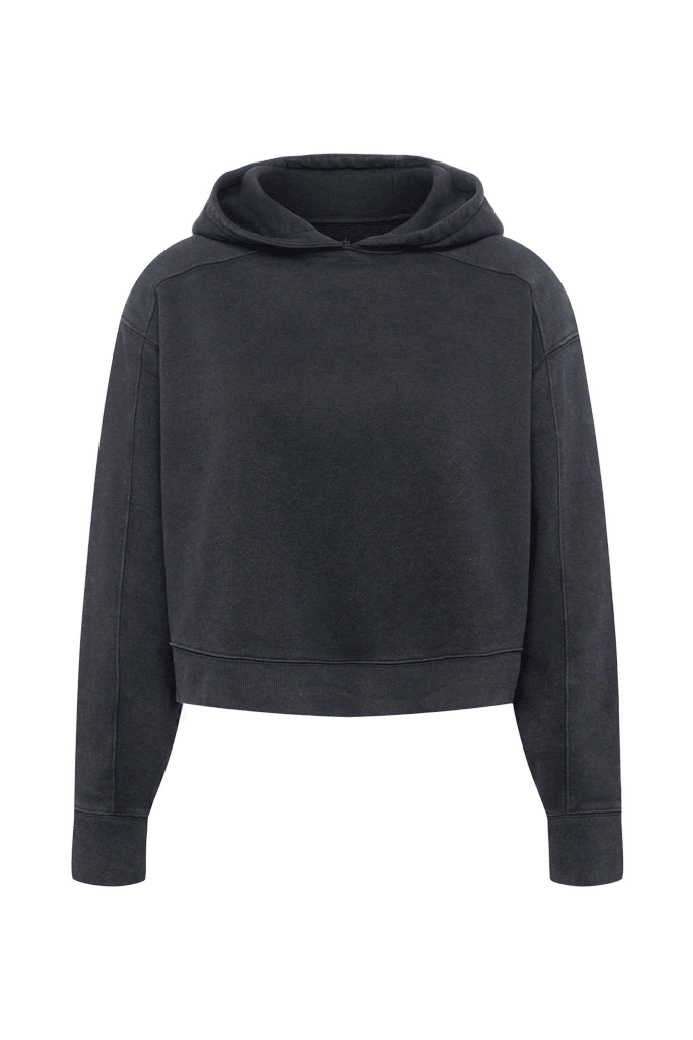 Vintage Fleece Cropped Hoodie