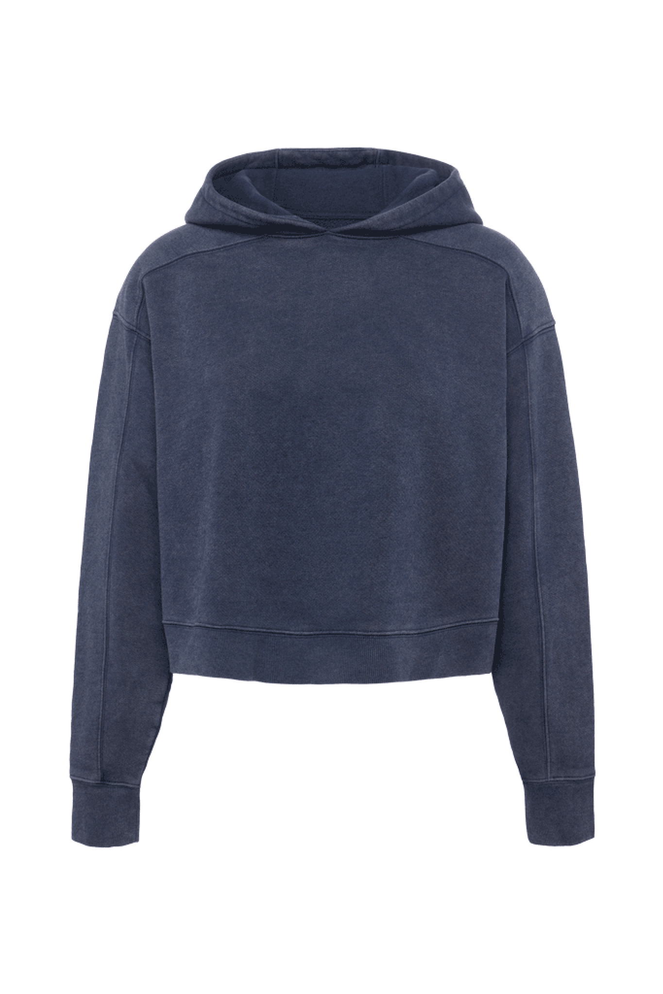 Vintage Fleece Cropped Hoodie