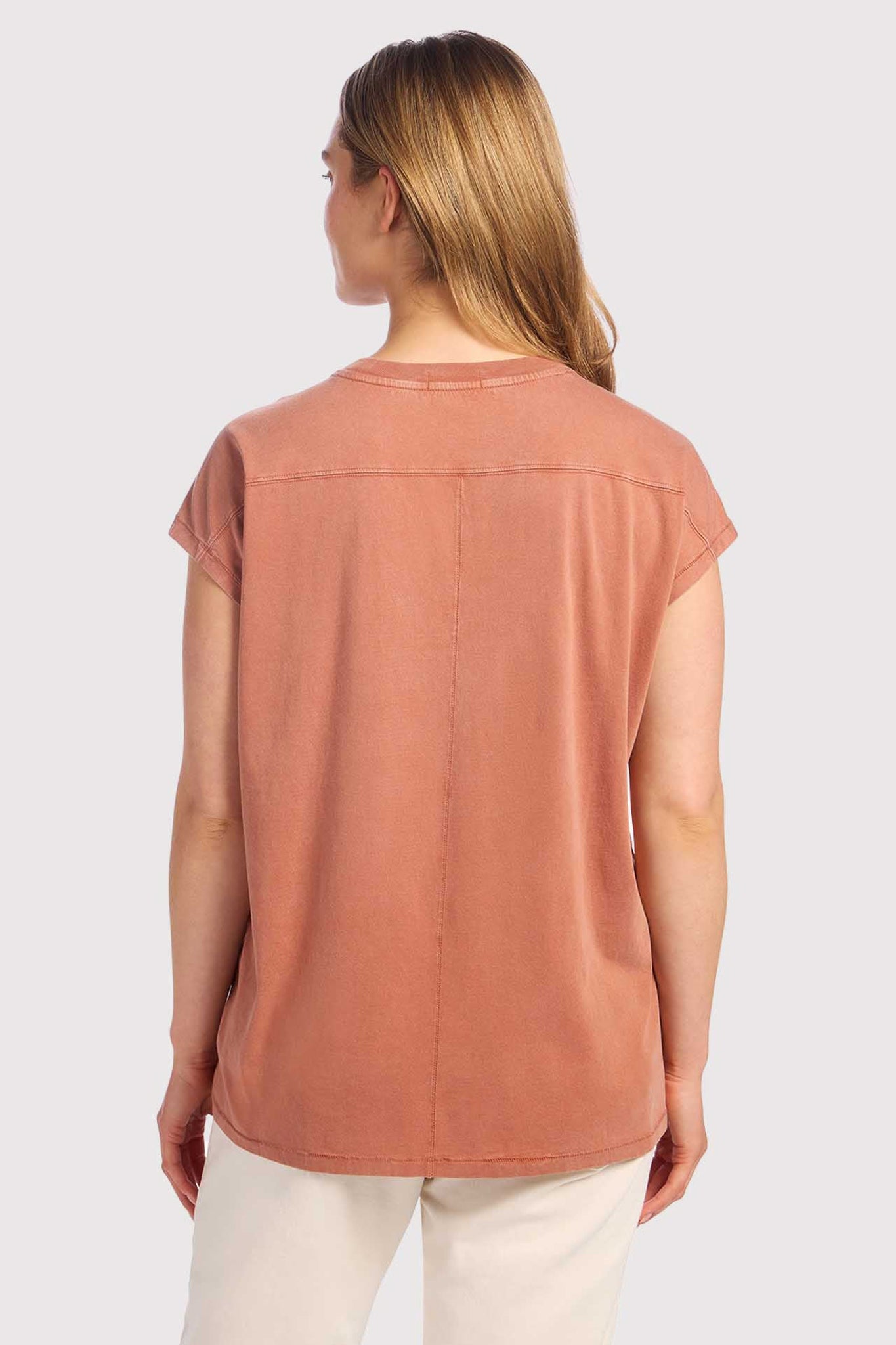 Soft Cotton Tunic Muscle Tee