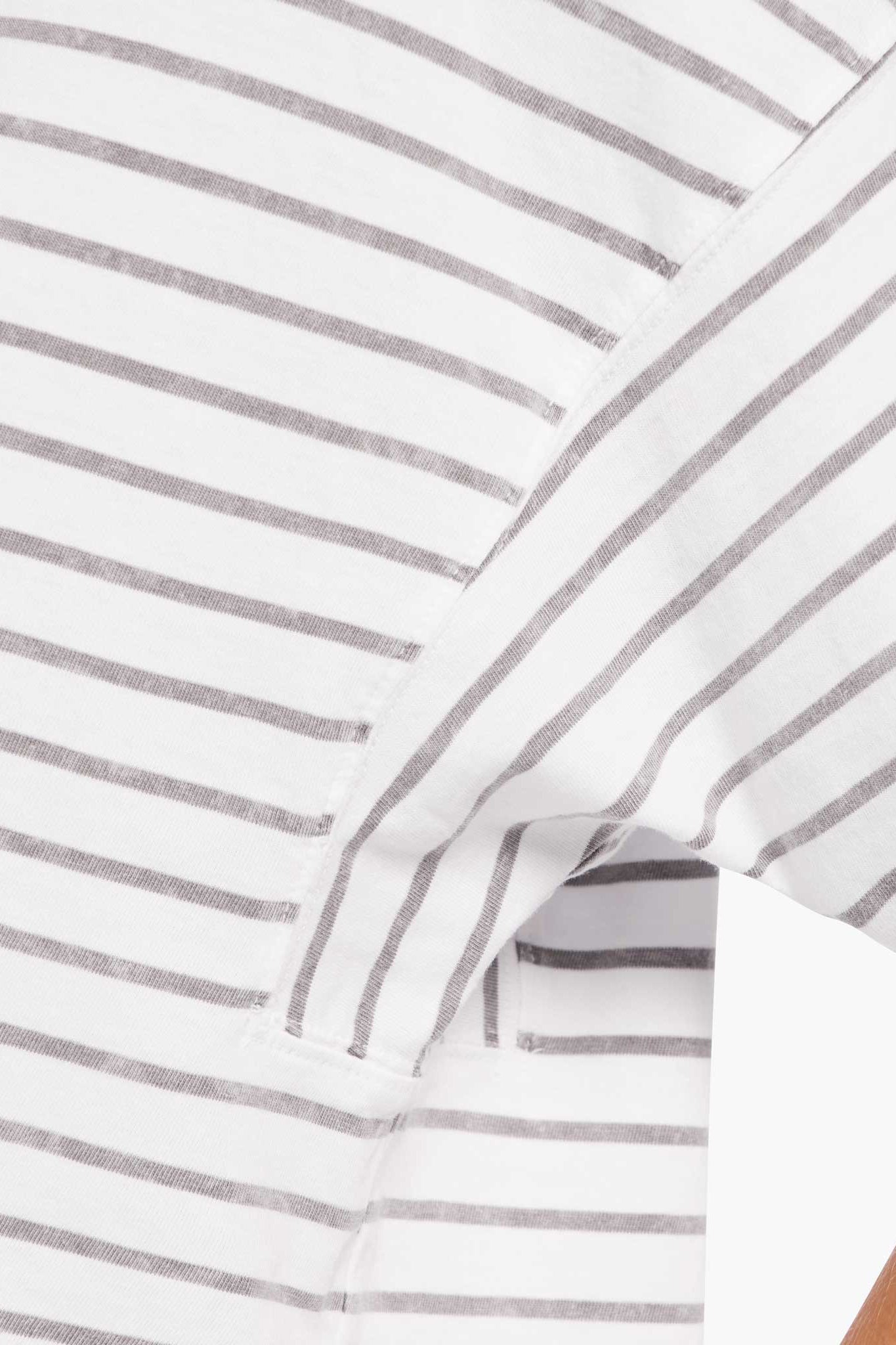 Soft Cotton Striped Boxy Tee