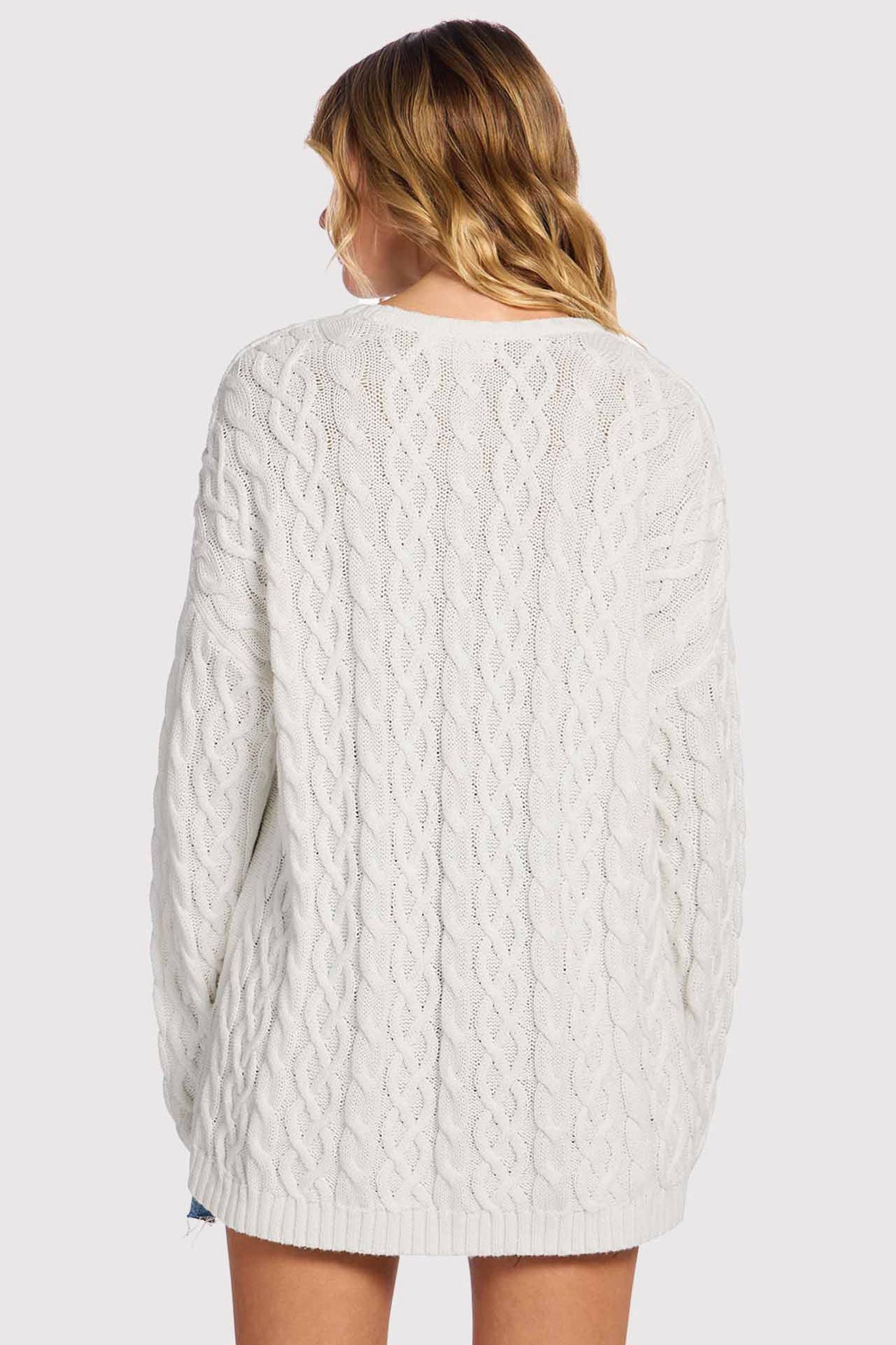 Lightweight Cable Sweater