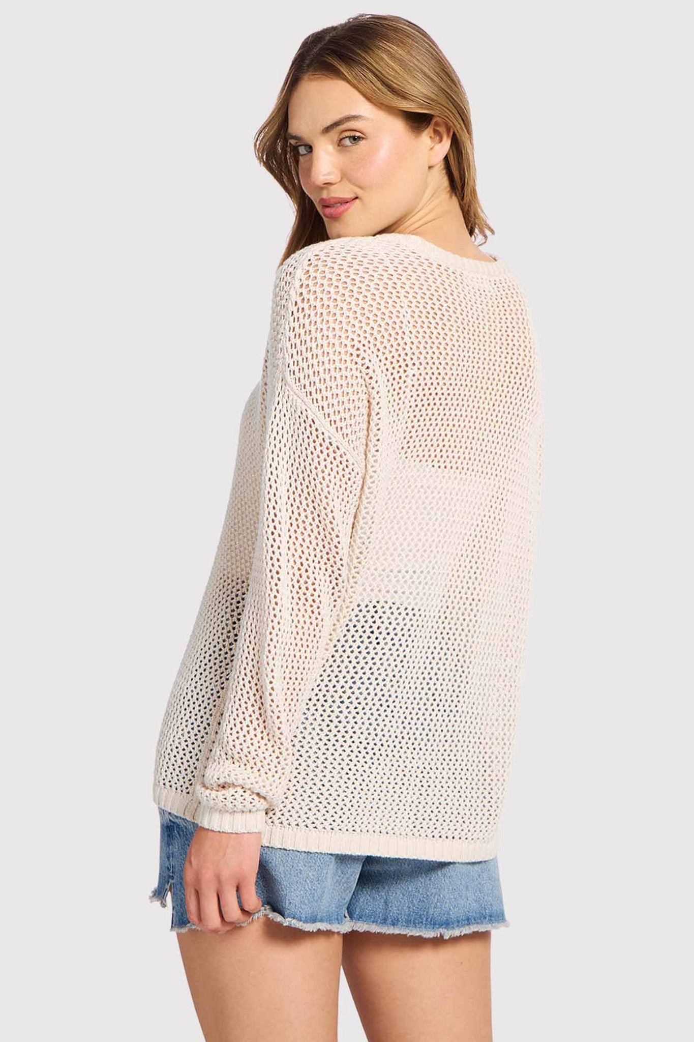 Open Knit Sweater