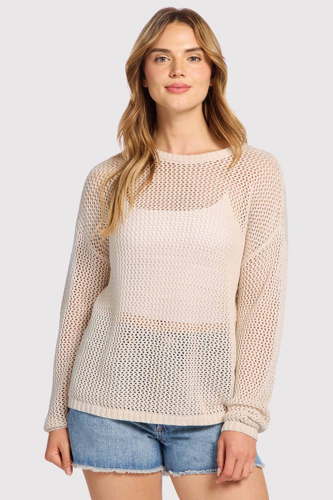 Open Knit Sweater