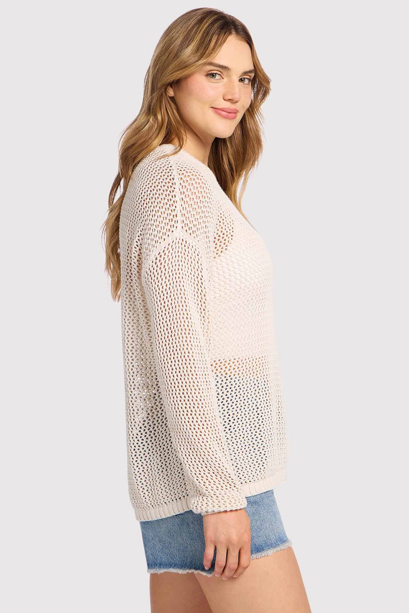 Open Knit Sweater