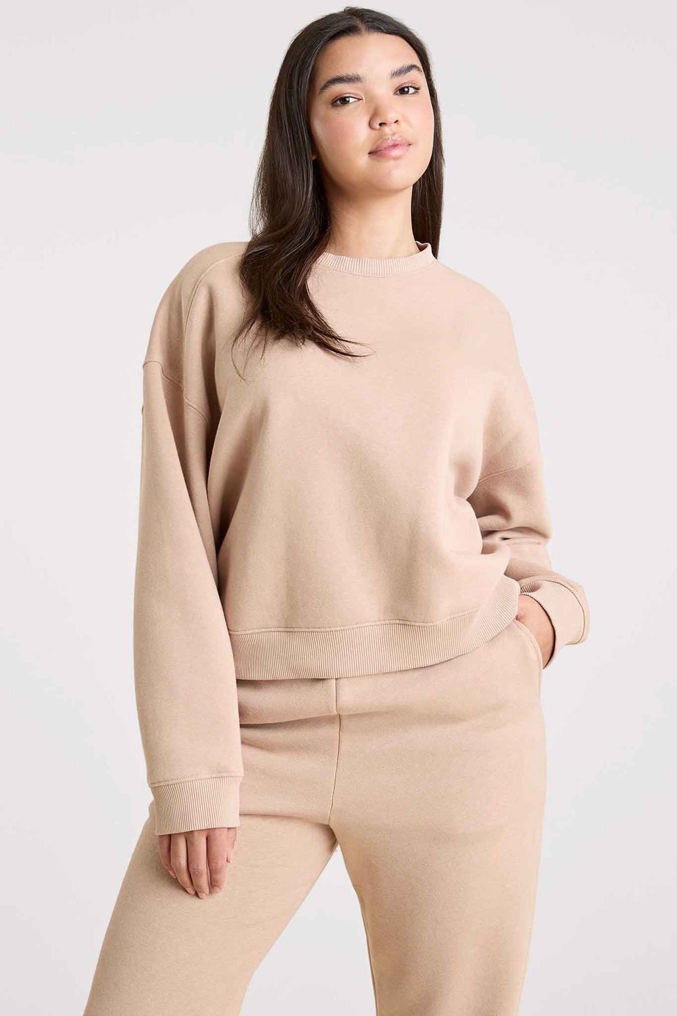 Classic Crewneck Sweatshirt | Sand – nuuds