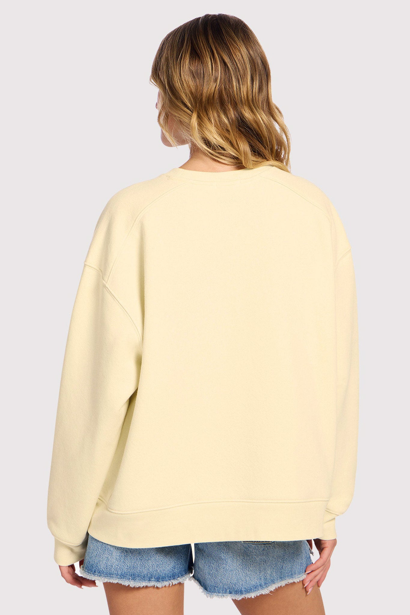 Vintage Fleece Oversized Boxy Crewneck Sweatshirt