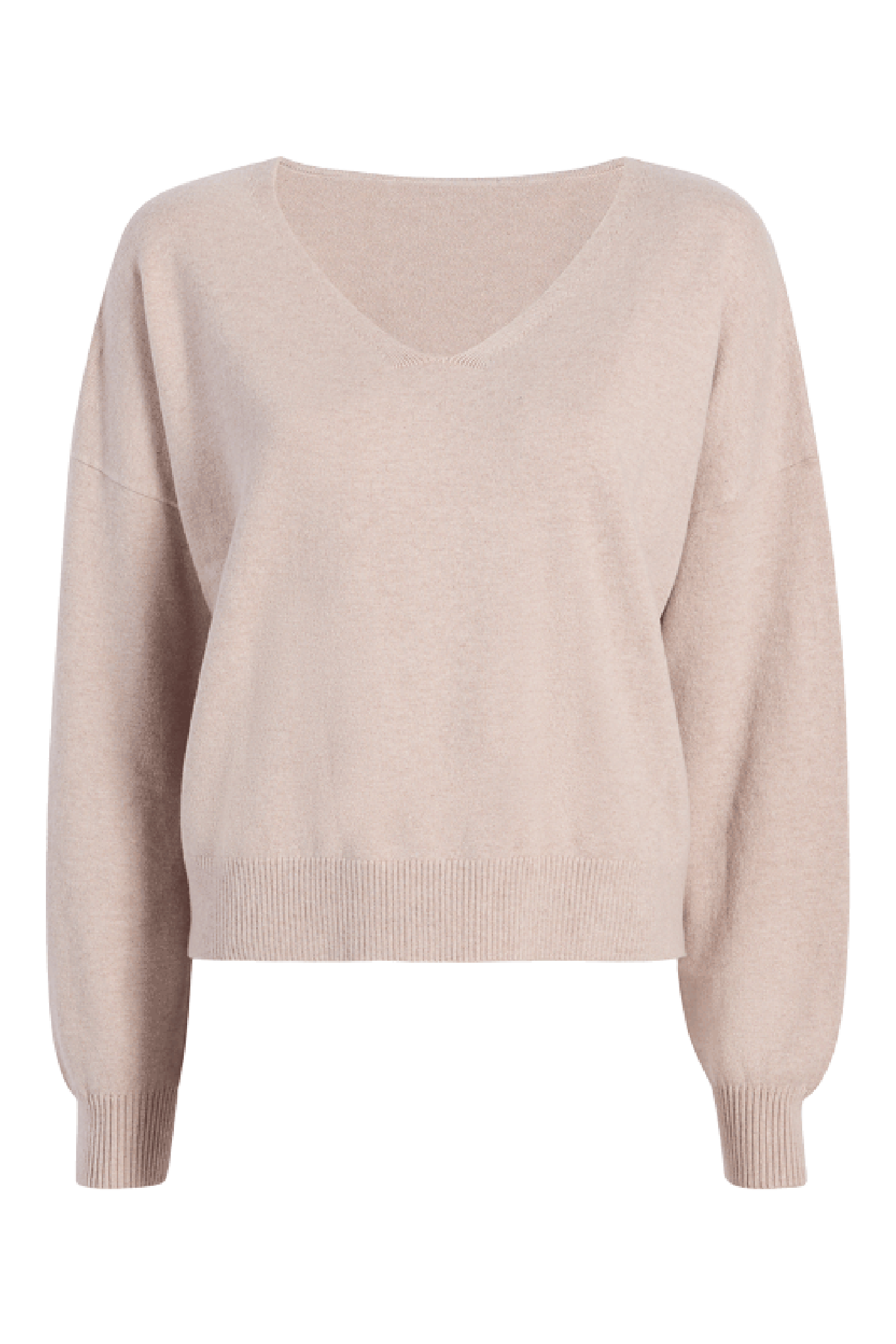 Luxe Knit V-Neck Sweater