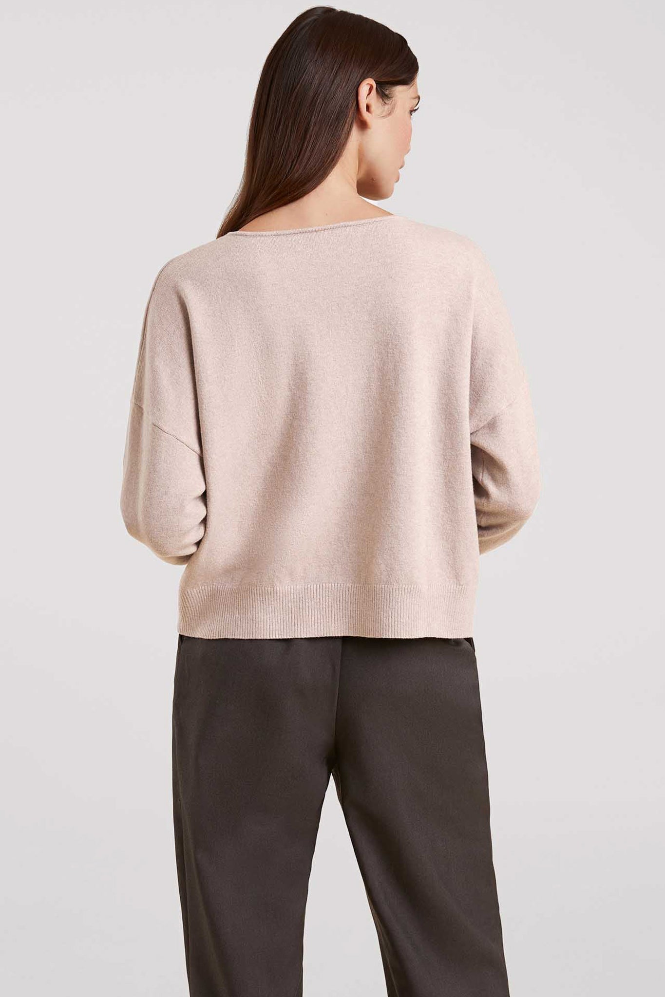 Luxe Knit V-Neck Sweater
