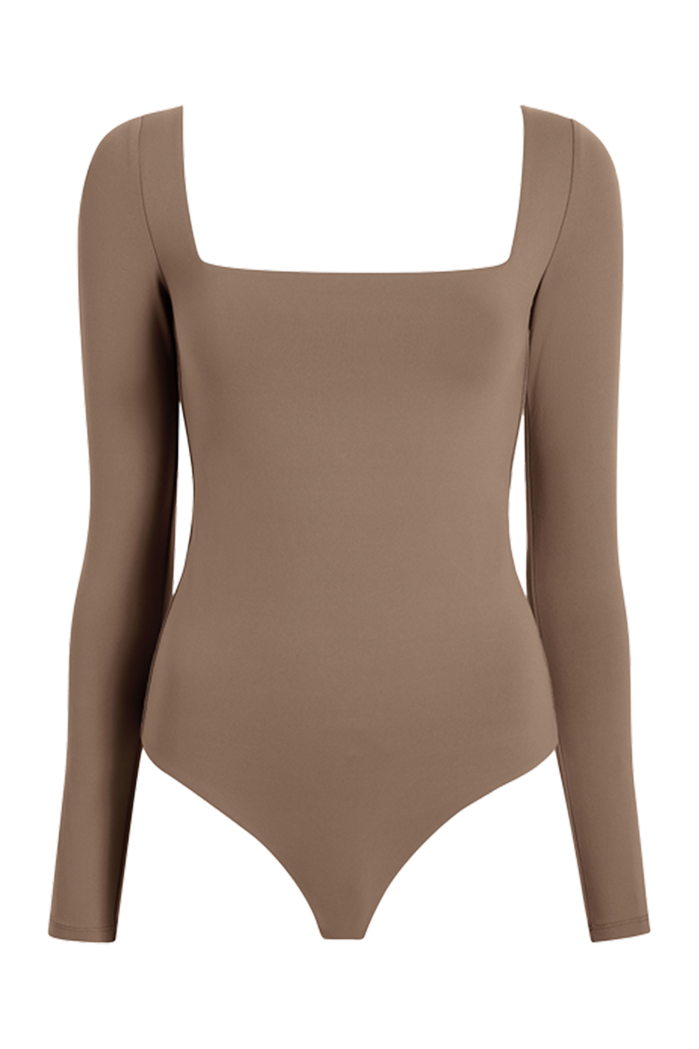 Long Sleeve Wide Square Neck Bodysuit