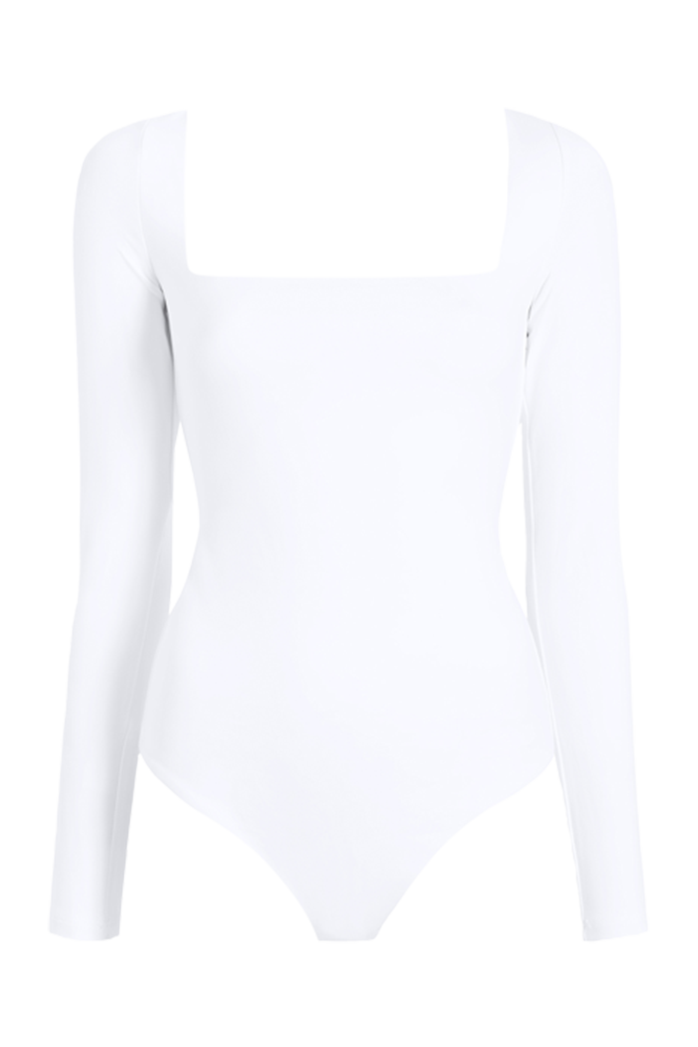 Long Sleeve Wide Square Neck Bodysuit