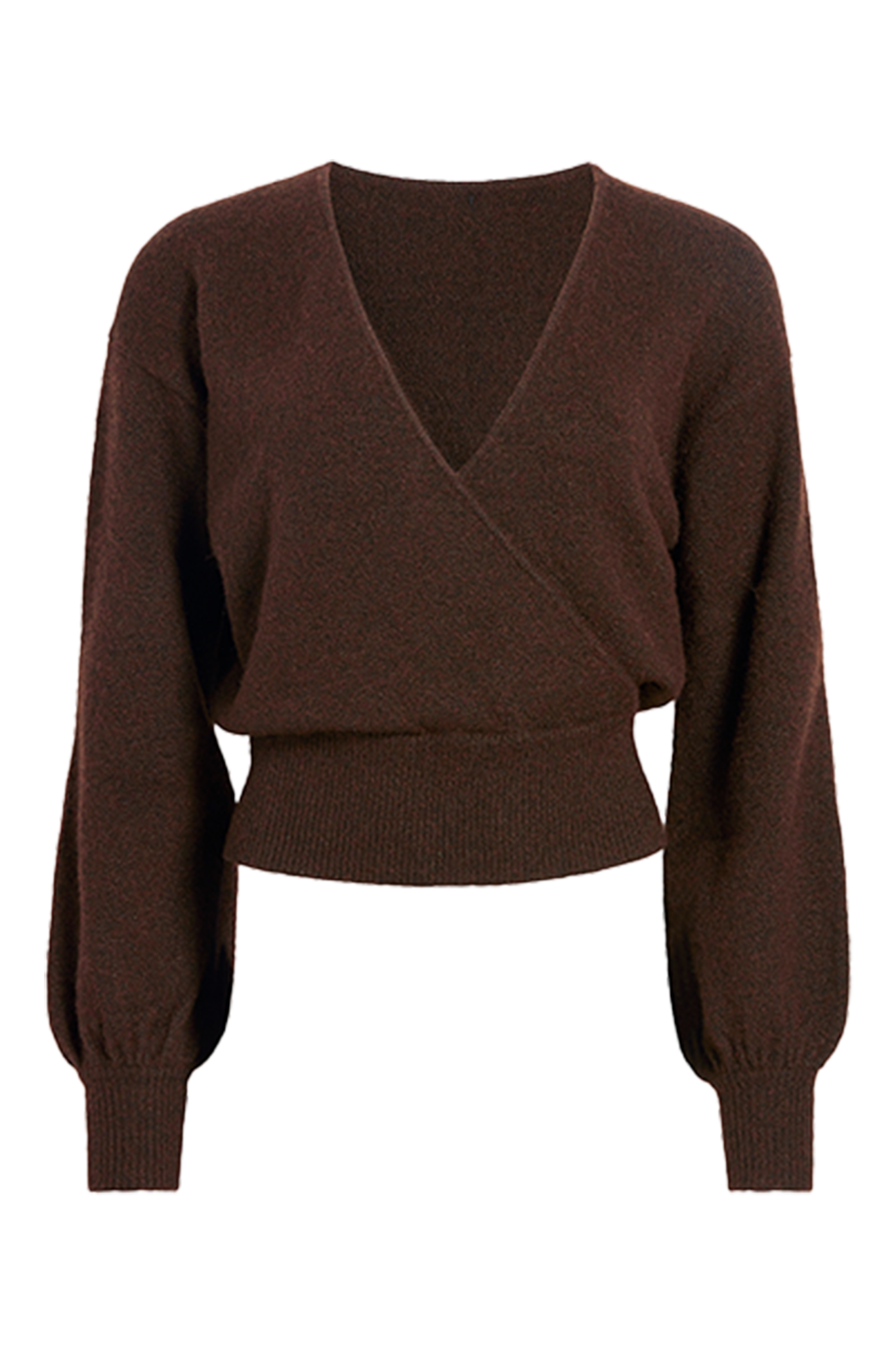 Cozy Knit Wrap Sweater