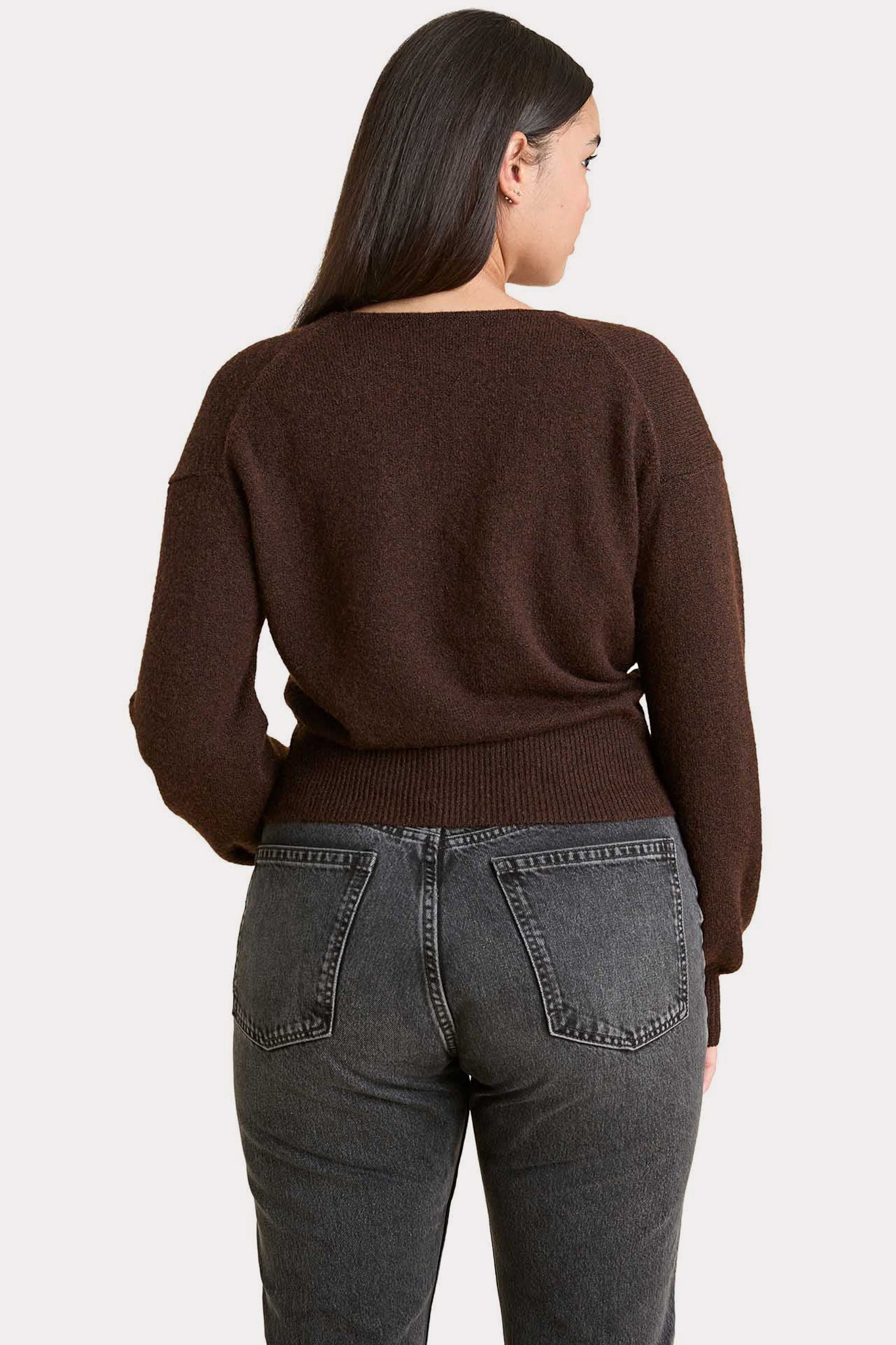 Cozy Knit Wrap Sweater